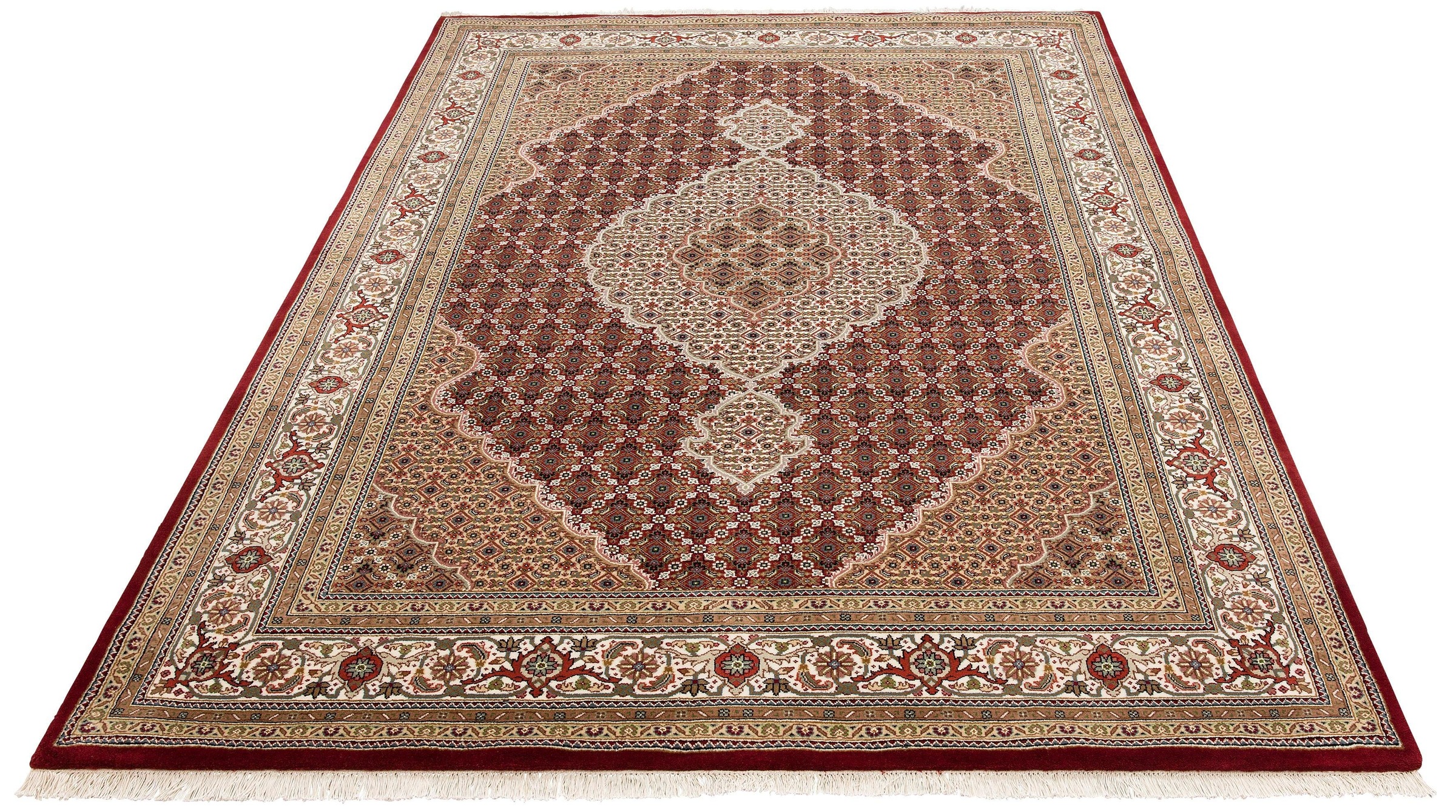 my home Orientteppich "Irrfan" rechteckig 12 mm Höhe handgeknüpft, Material günstig online kaufen