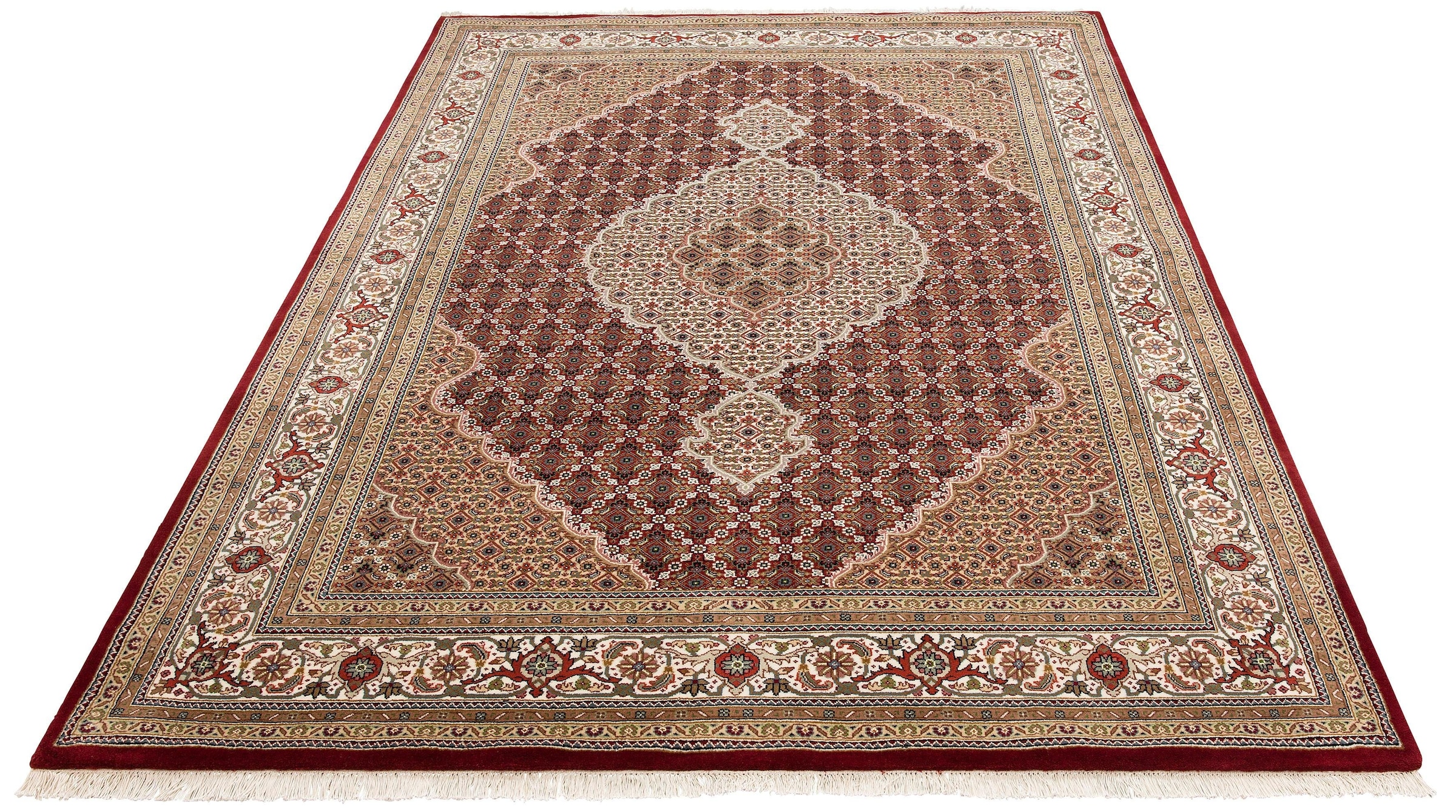 OTTO home Orientteppich "Irrfan" rechteckig 12 mm Höhe handgeknüpft, Materi günstig online kaufen