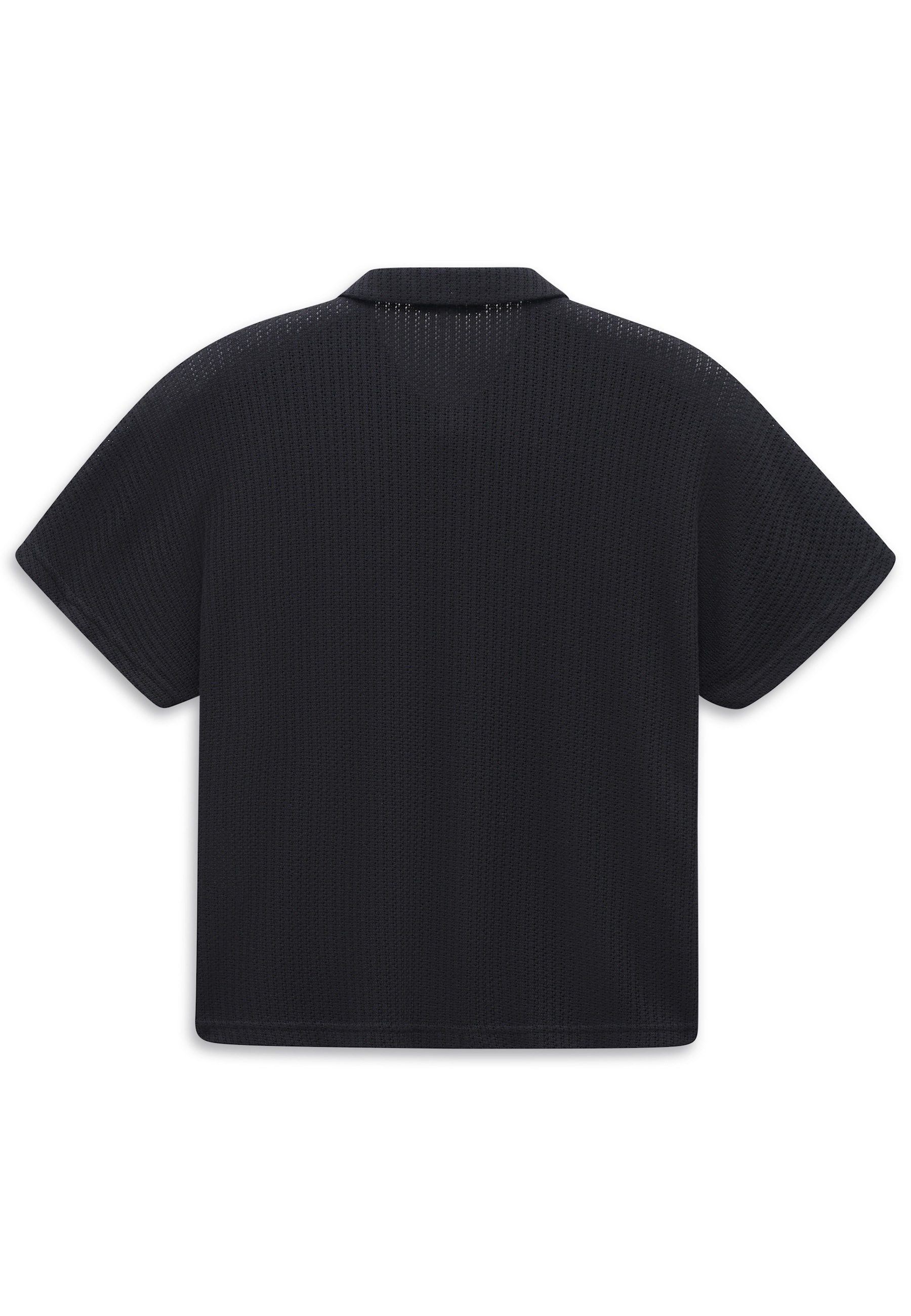 bugatti T-Shirt aus strukturierter Baumwollmischung