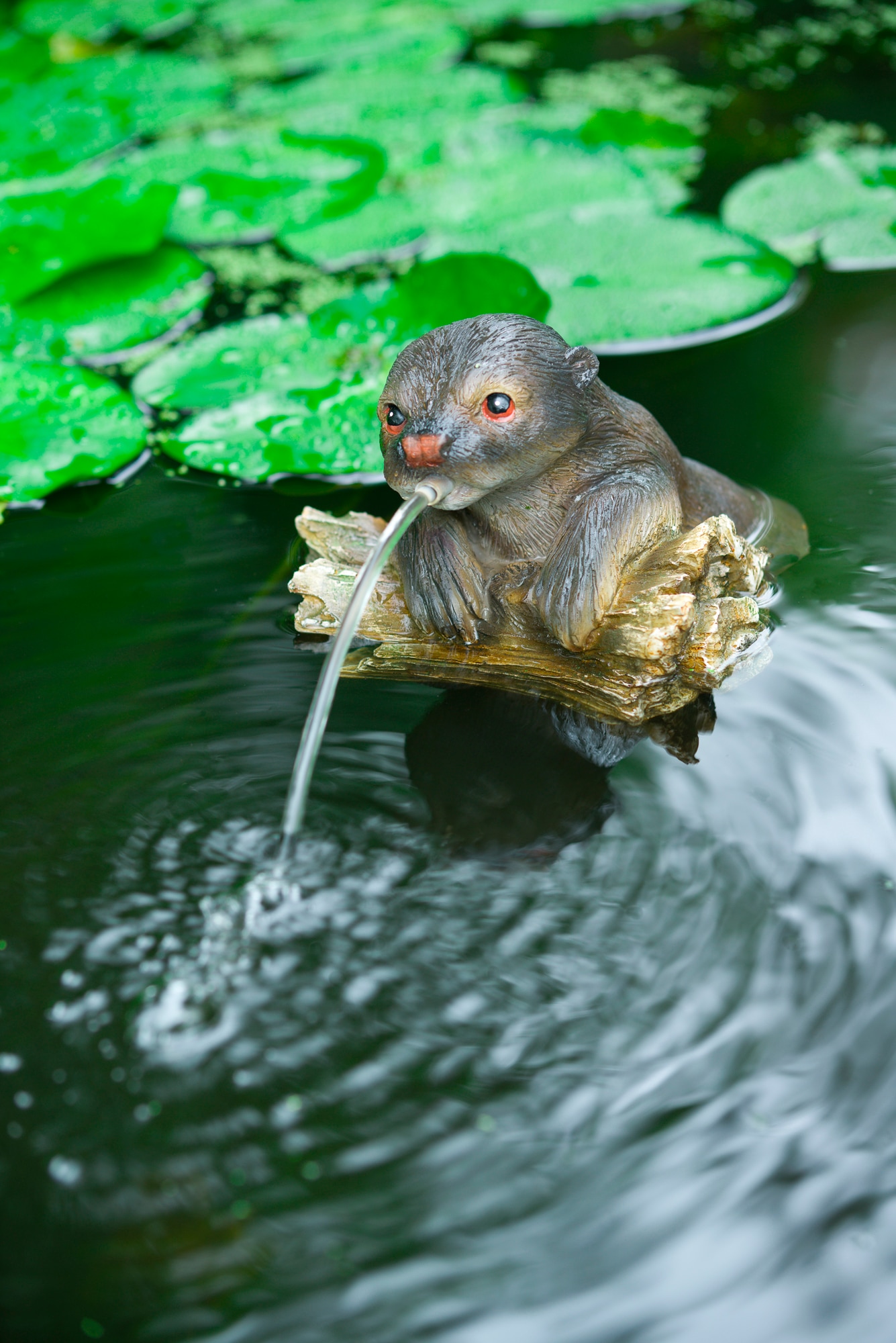 Ubbink Wasserspeier »Otter«, Schwimmt auf dem Wasser, BxLxH: 21x22x19 cm