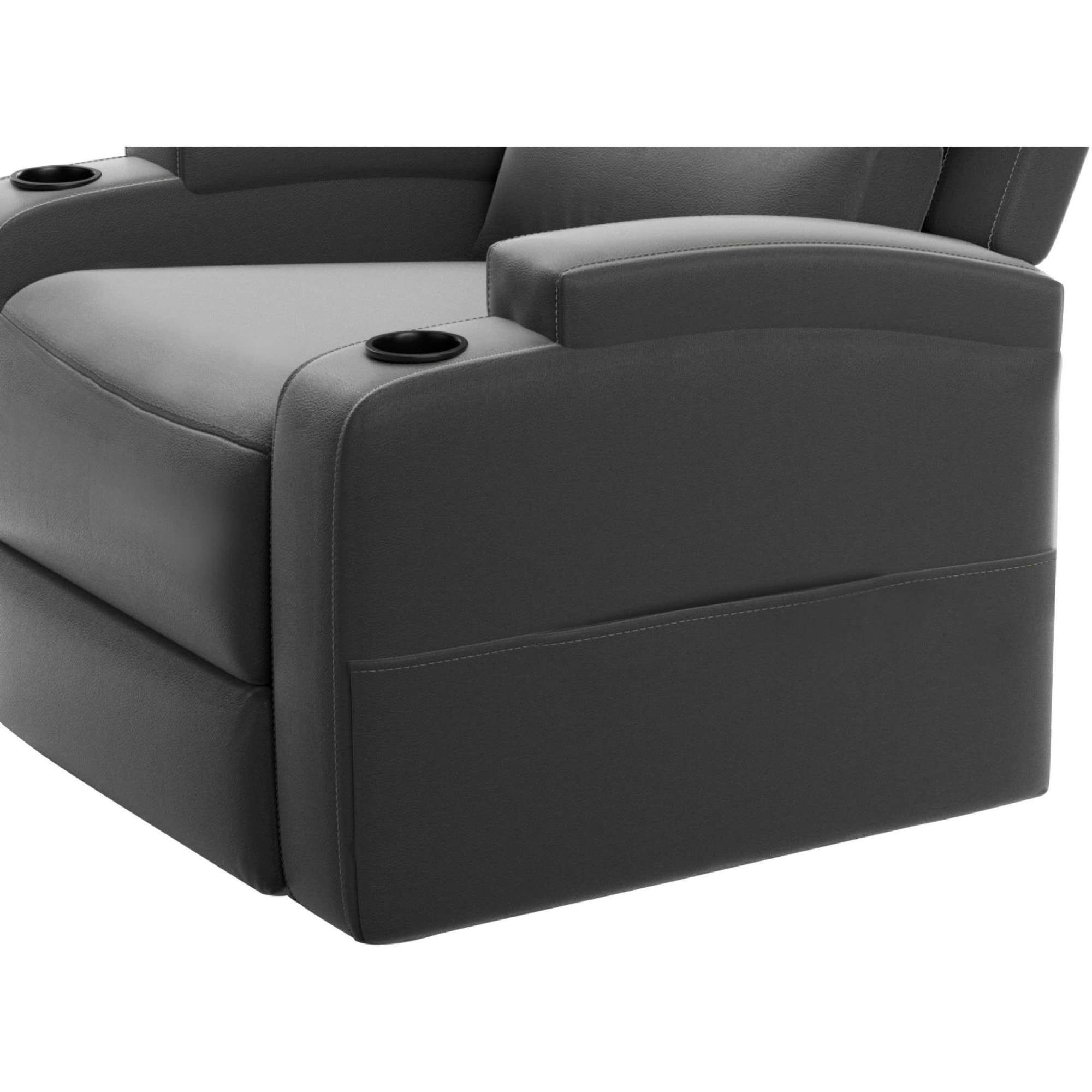 Home affaire Relaxsessel »Napori«, TV-Sessel, Kinosessel mit Relaxfunktion in 2 Sitzen, Getränkehalter