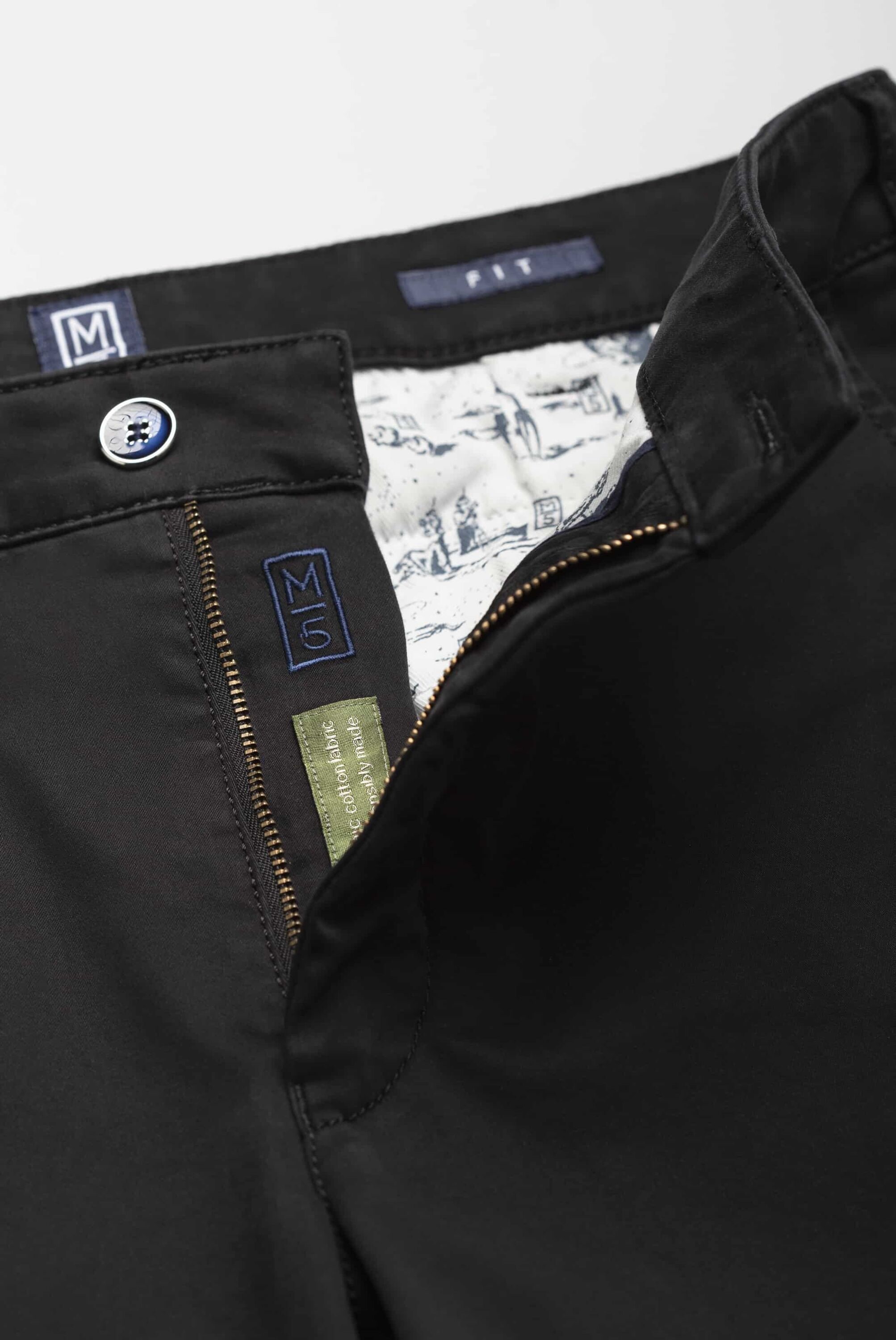 MEYER Chinos »M5 FIT«, im unifarbenen Design