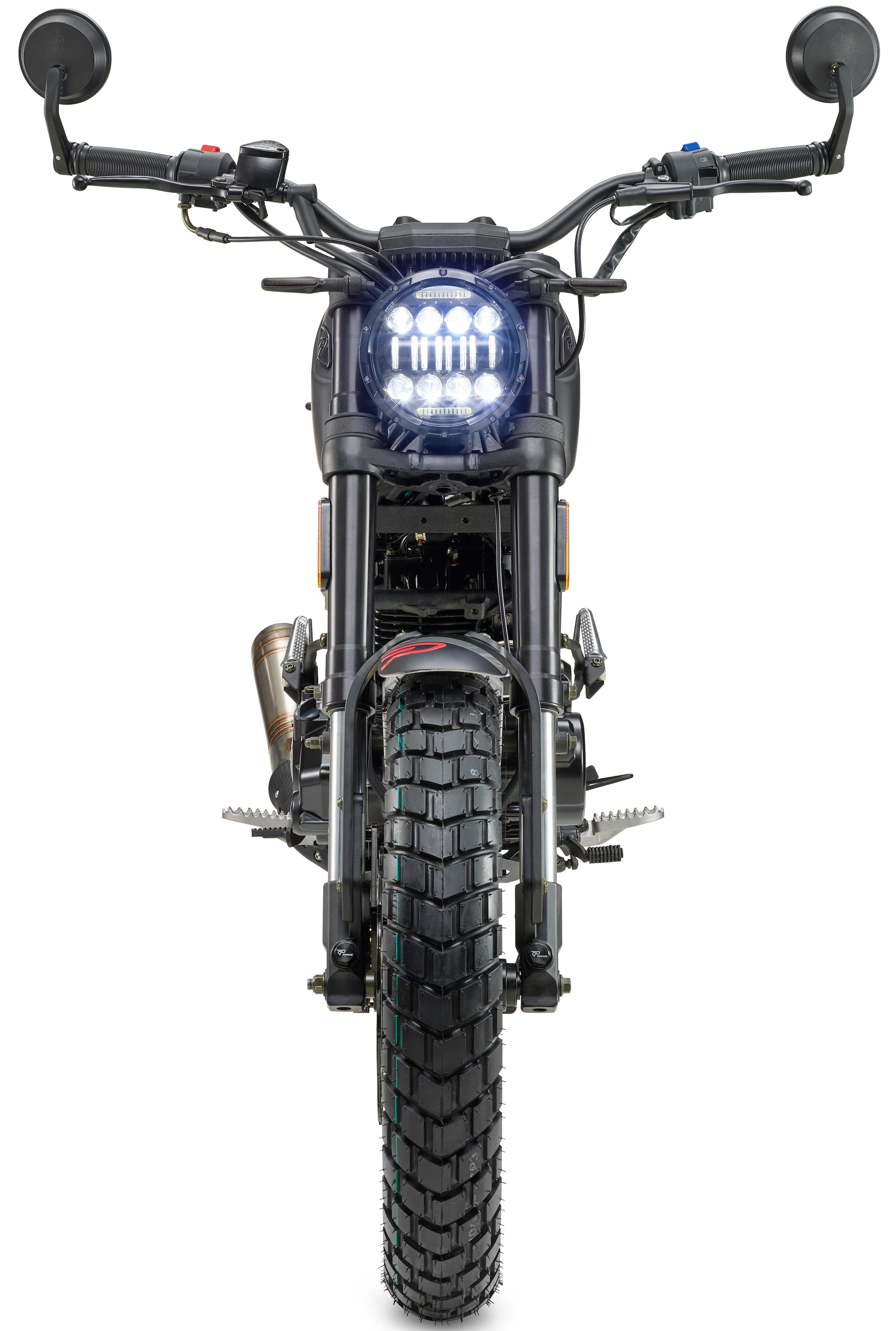 PRIKE Motorrad »PXS 125 Scrambler, E5+« 124 cm³ 85 km/h Euro 5+ 9,9 7,3 kW, 9,9 PS, CBS, 125er Scrambler-Design, digitales Cockpit