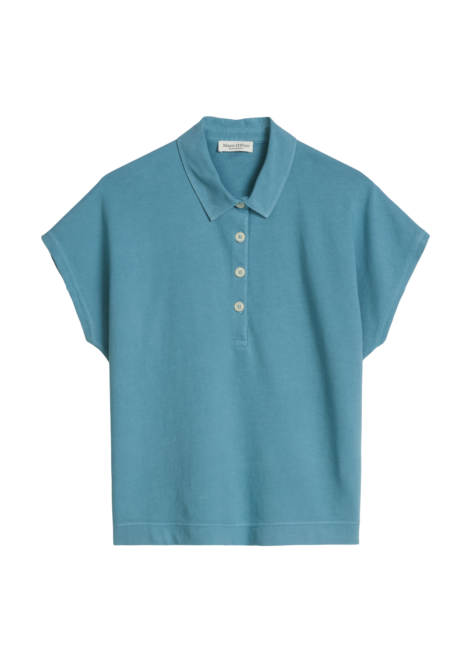 Marc O'Polo Poloshirt loose aus weichem Single Jersey