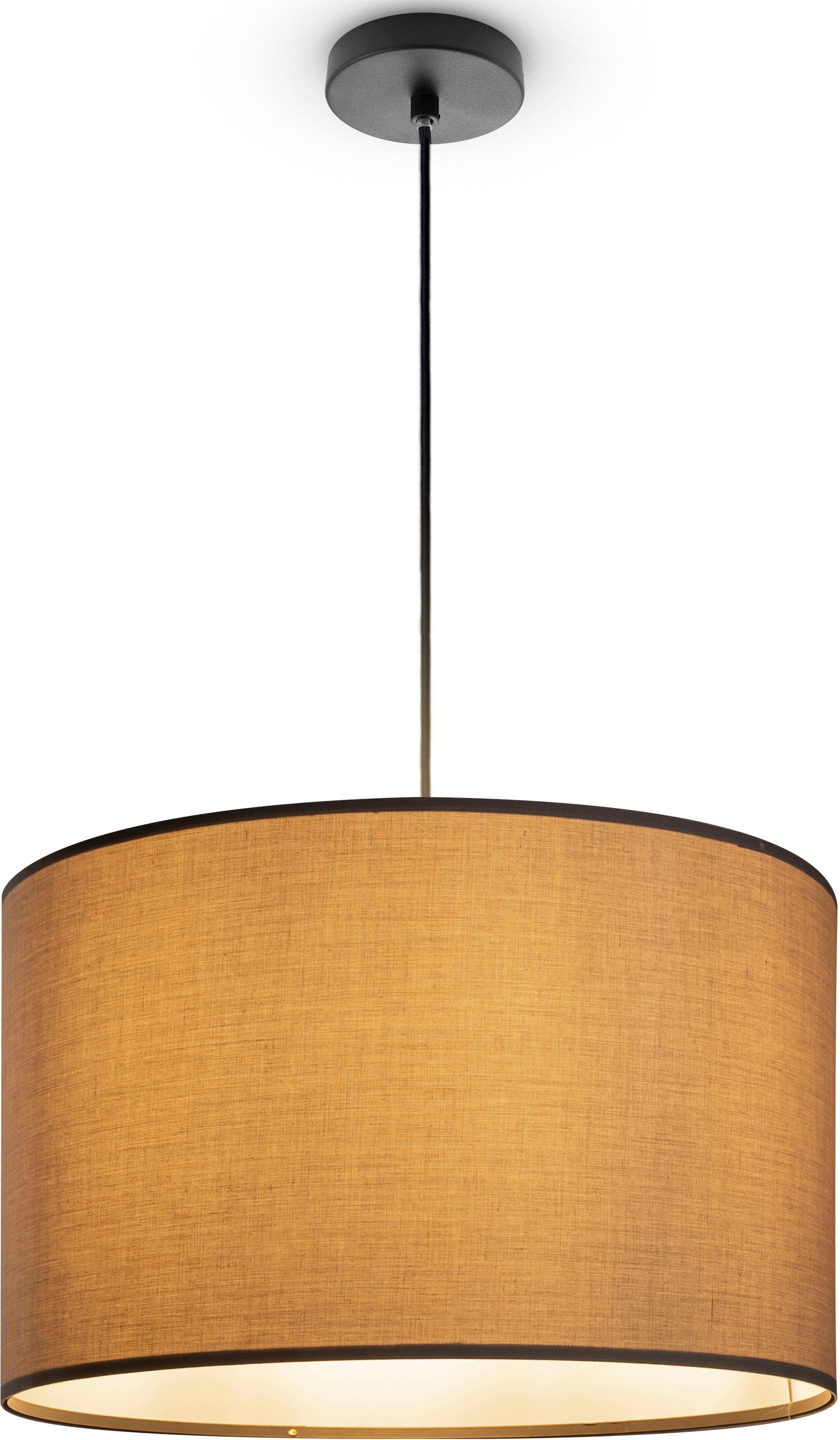 Paco Home Pendelleuchte »HUGO UNI COLOR« E27 Deckenlampe LED  Wohnzimmer Und Schlafzimmer, Unifarben, Deko E27