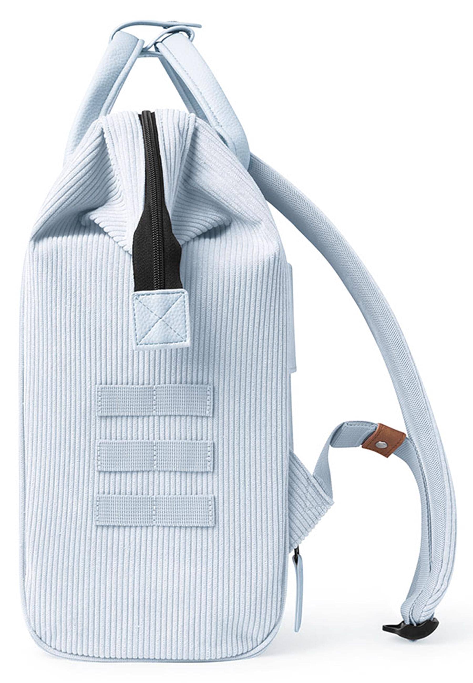 CABAIA Tagesrucksack »Adventurer M Cord Recycled«, Cord-Rucksack mit austauschbaren Vordertaschen