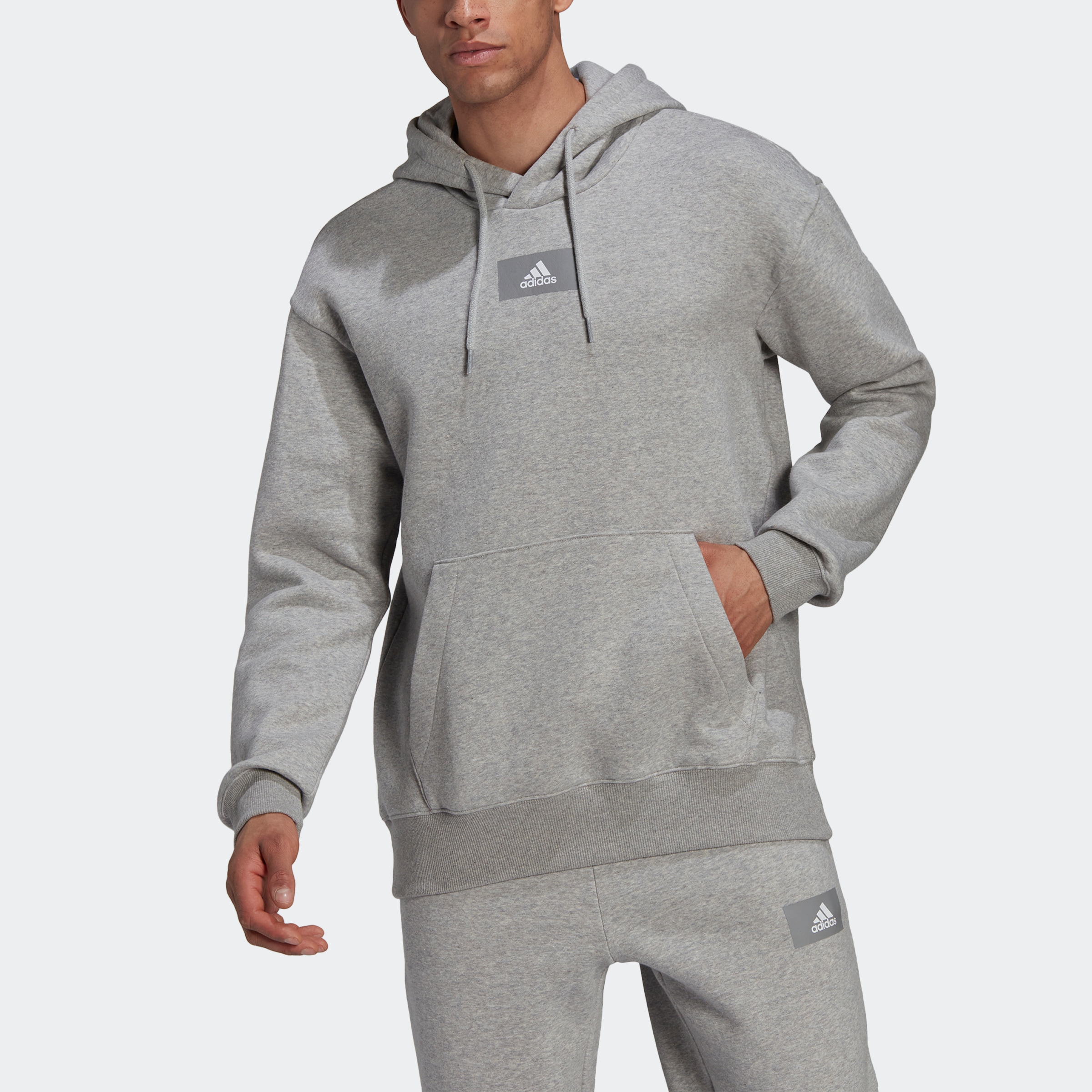 adidas Sportswear Kapuzensweatshirt »ESSENTIALS FEELVIVID COTTON FLEECE DROP SHOULDER HOODIE«