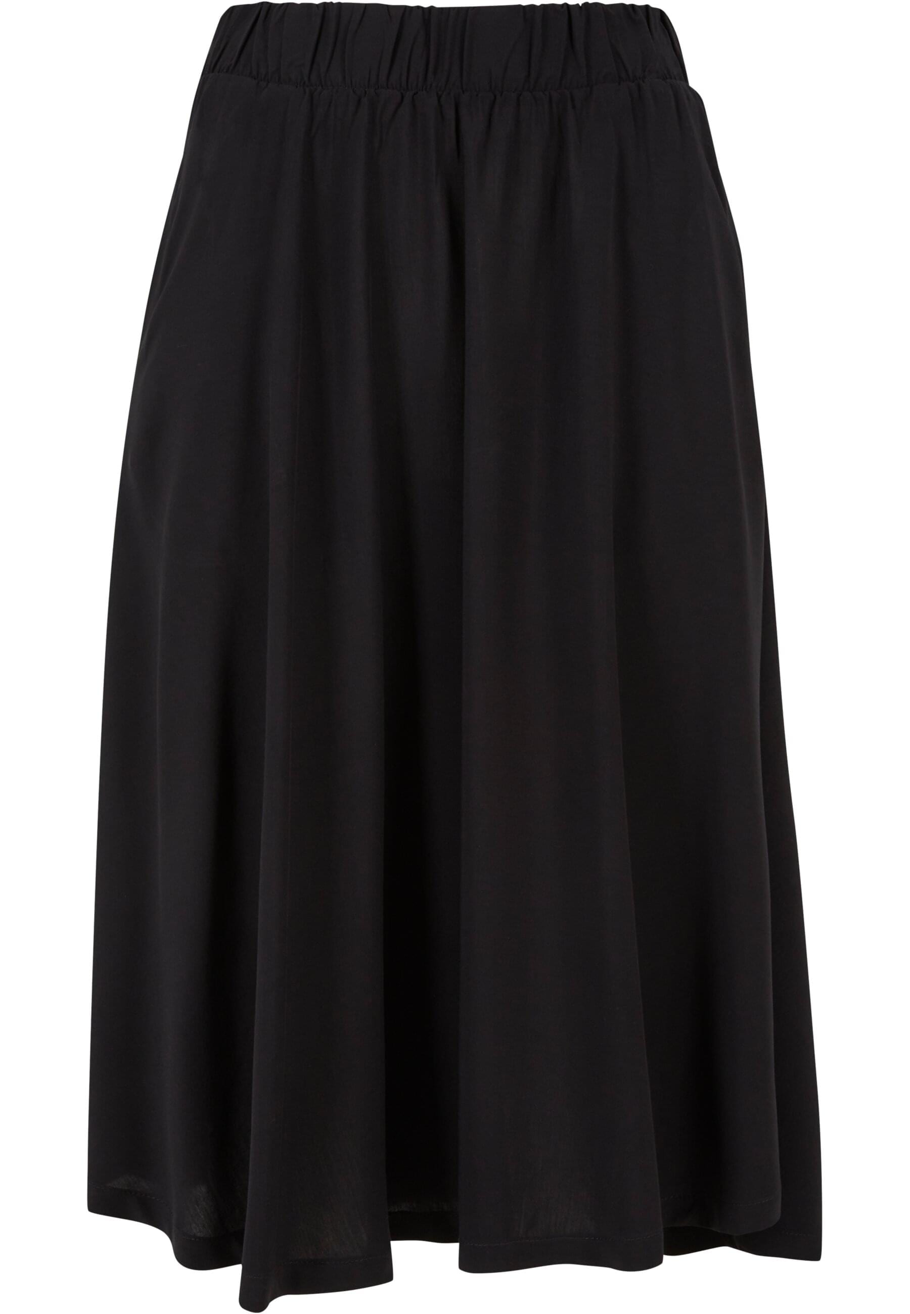 Sommerrock »Urban Classics Damen Ladies Viscose Skirt«, (1 tlg.)