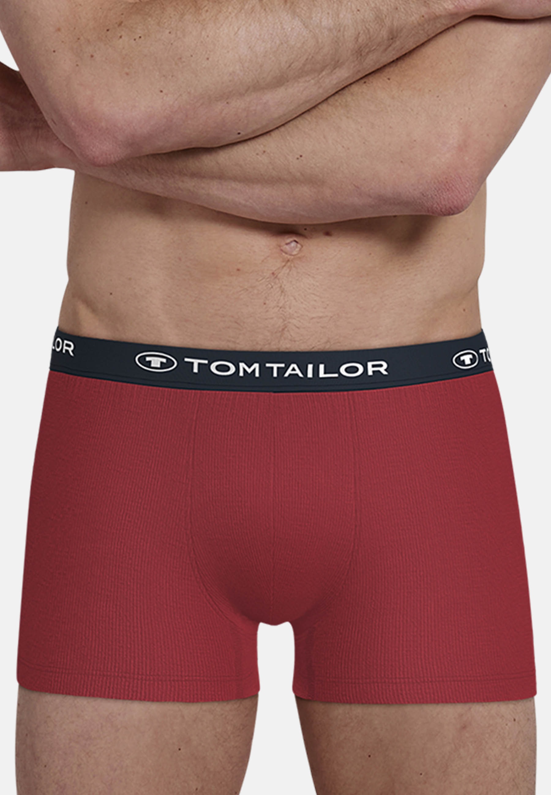 TOM TAILOR Boxershorts "Buffer", weich, bequem, basic, eng, Logobund, Baumw günstig online kaufen