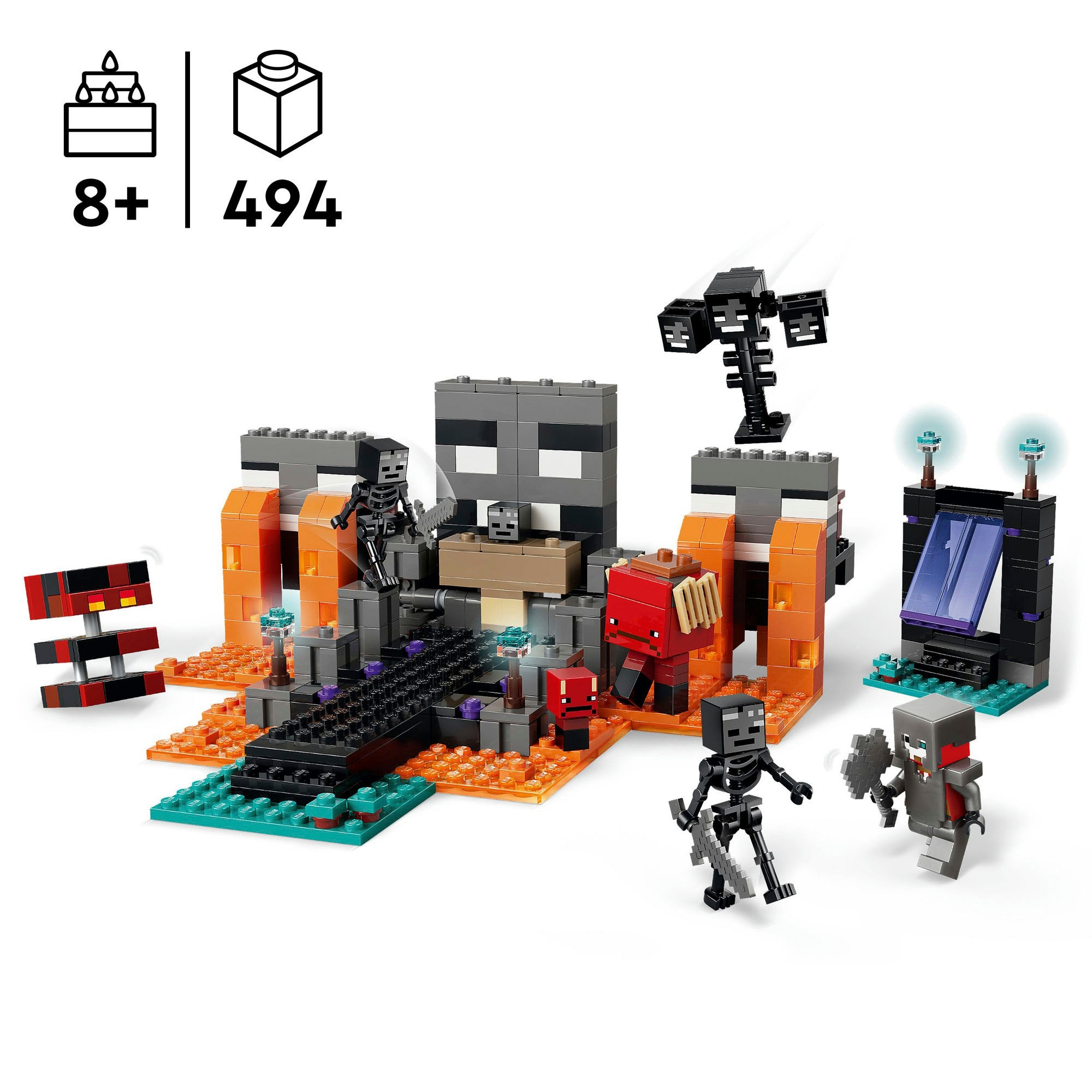 LEGO® Konstruktionsspielsteine »Duell mit dem Wither (21590), LEGO Minecraft« Made in Europe