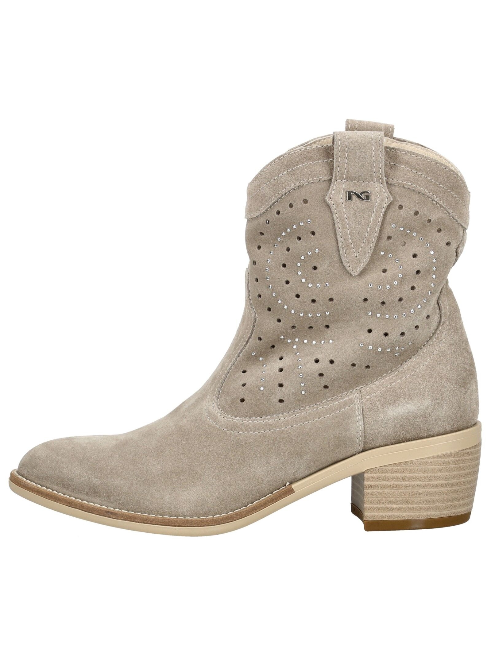 Nero Giardini Bikerboots »Nero Giardini Stiefelette Veloursleder«