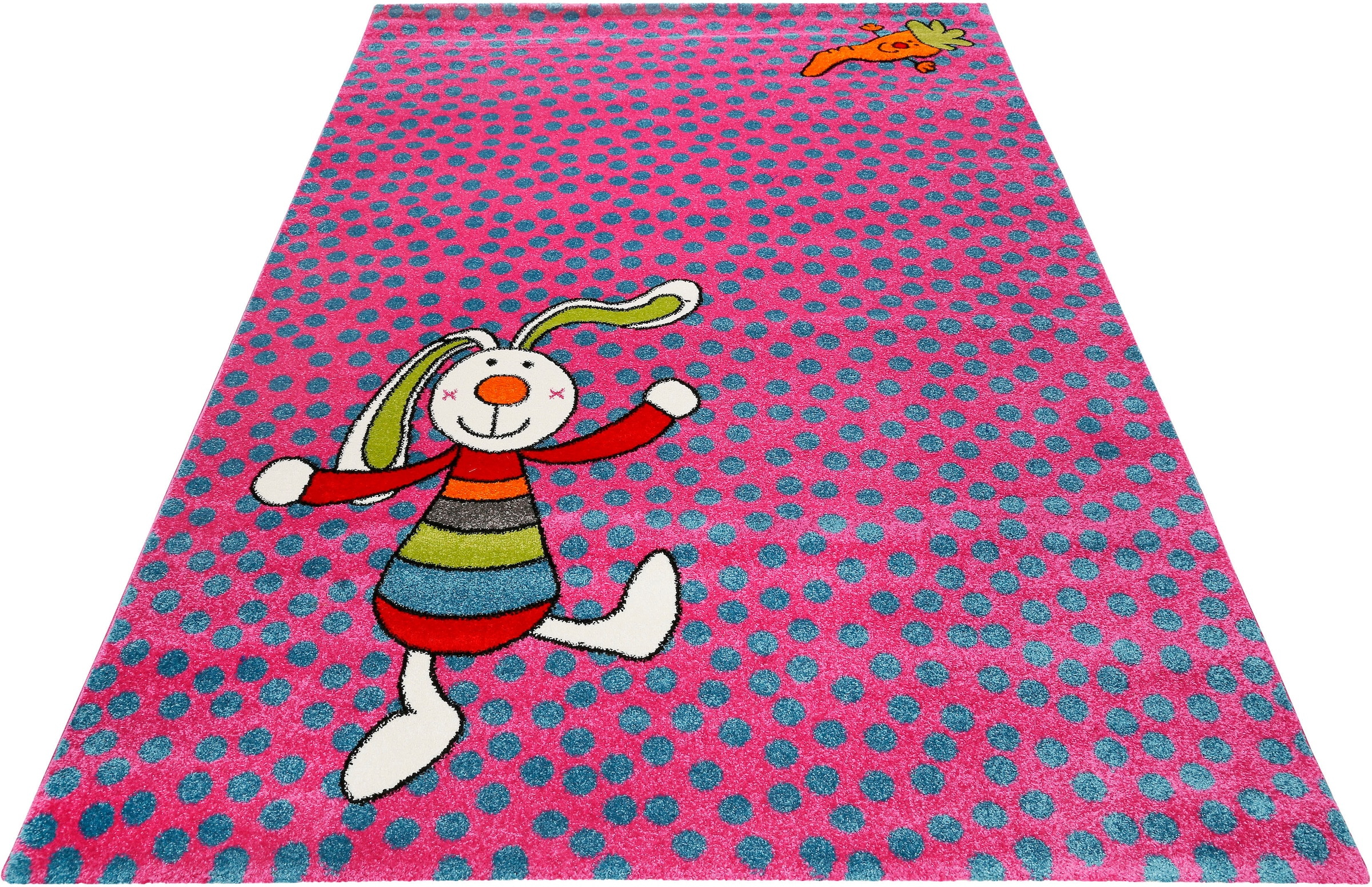 Kinderteppich »Rainbow Rabbit«, rechteckig