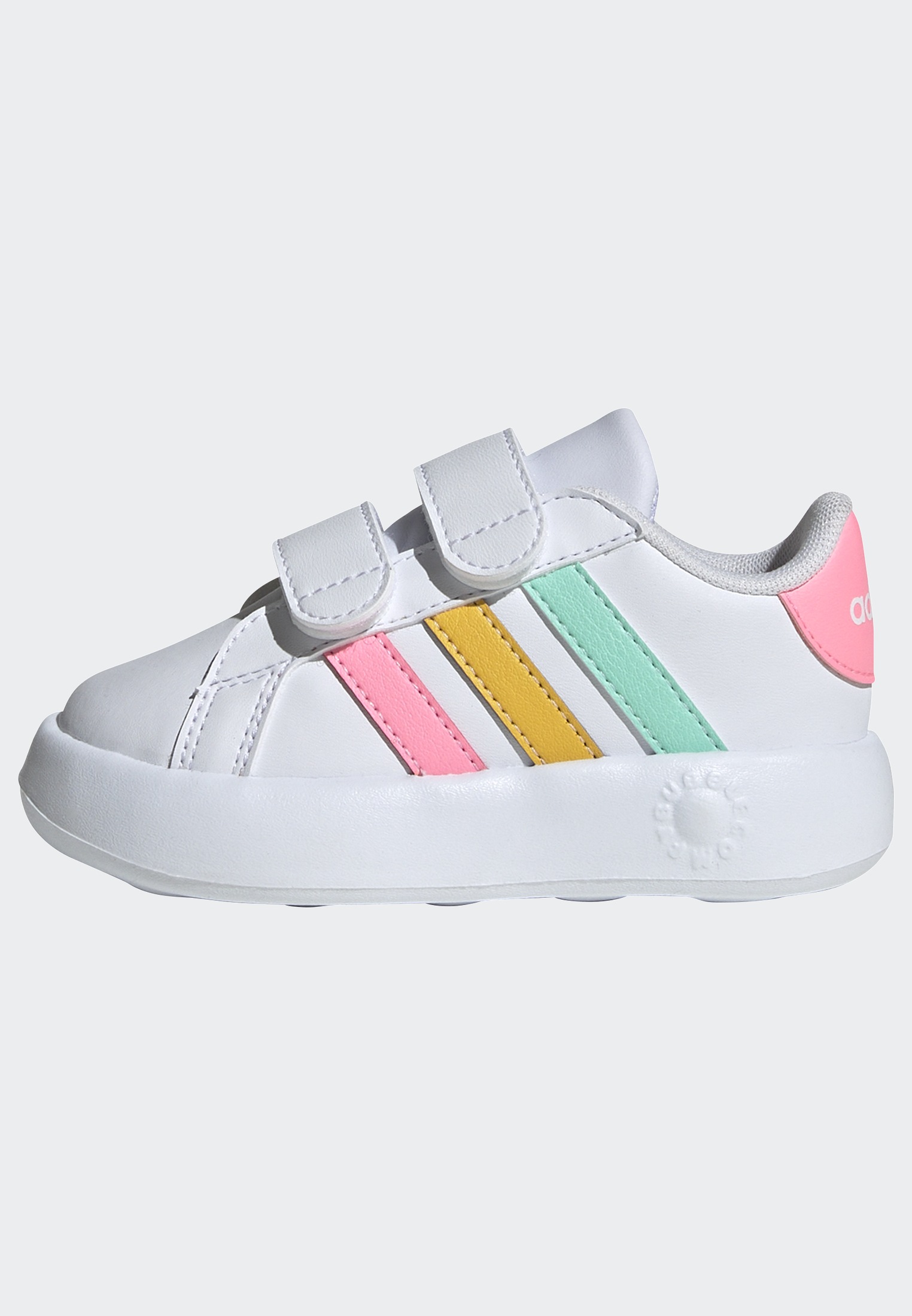 adidas Sportswear Klettschuh »GRAND COURT 2.0 KIDS«, Design auf den Spuren des adidas Superstar, für Kinder