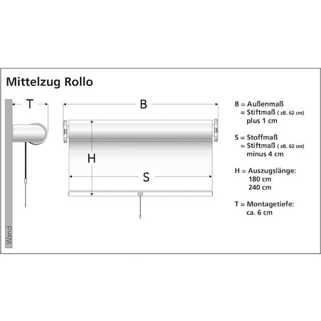 Liedeco Springrollo »Uni«, verdunkelnd, freihängend, Verdunkelung auf  Rechnung | BAUR