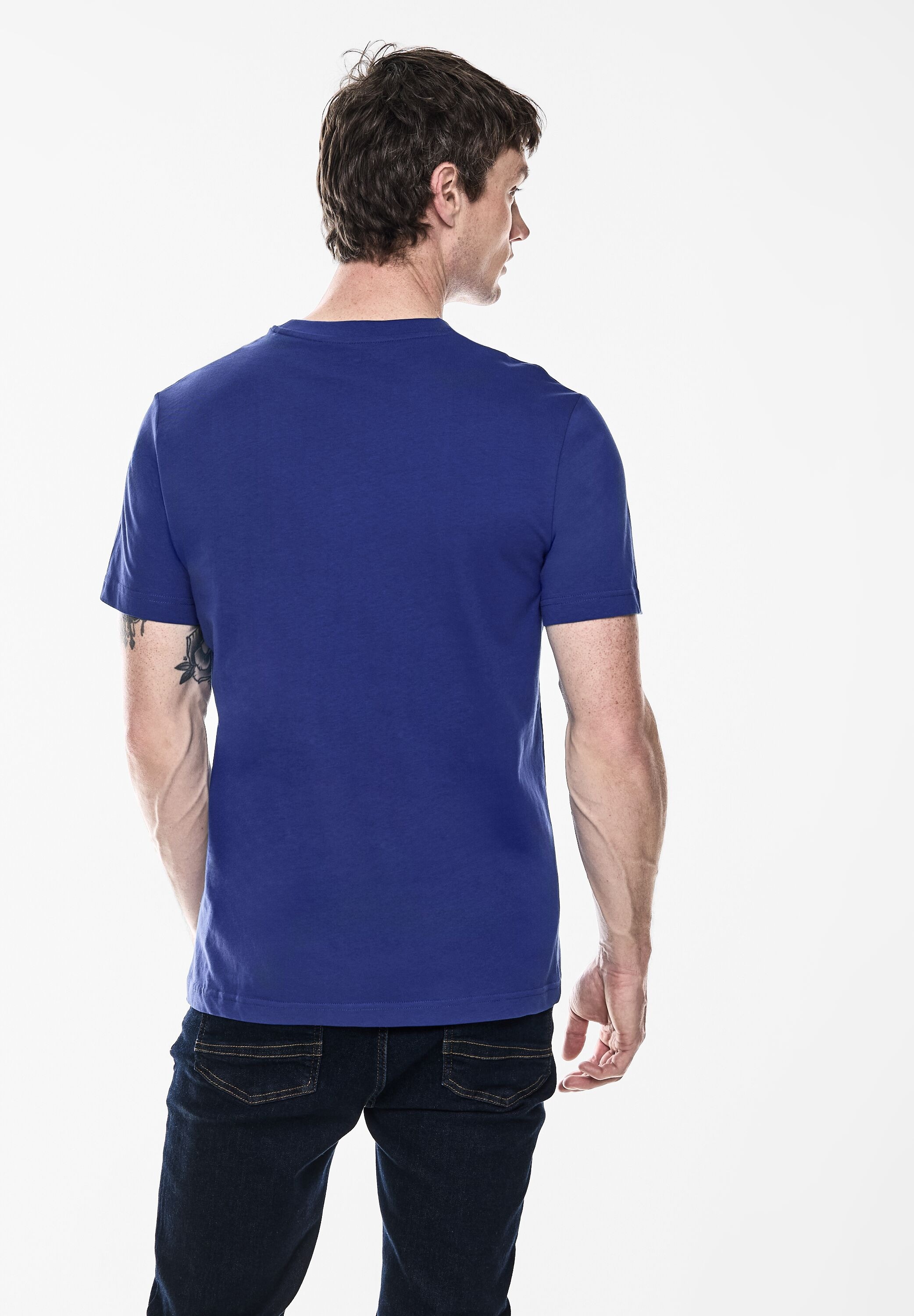 STREET ONE MEN T-Shirt, aus reiner Baumwolle günstig online kaufen