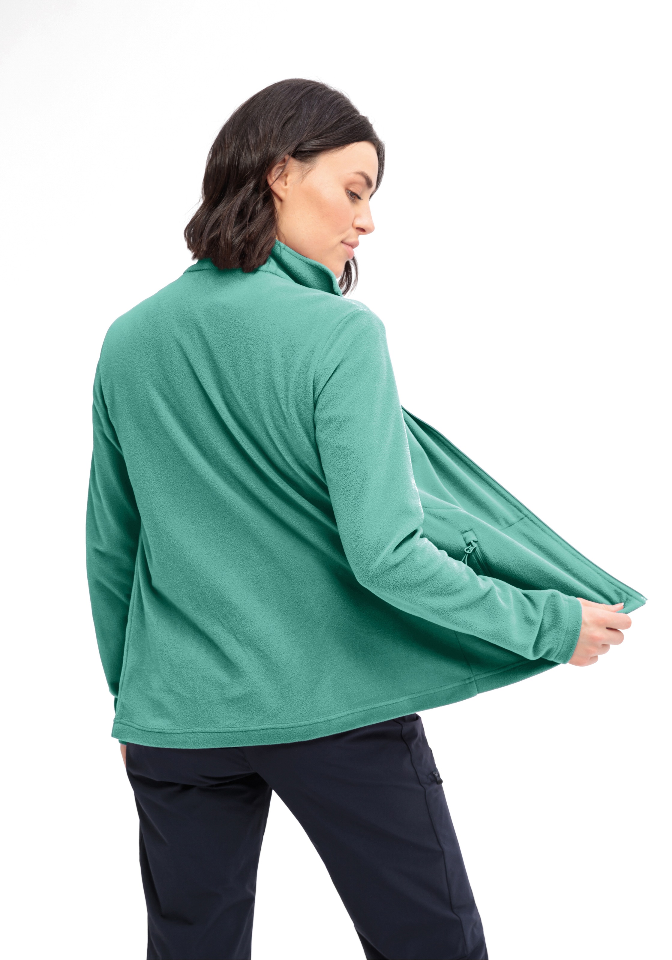 Maier Sports Fleecejacke »Denise Jacket W« Damen Midlayer, atmungsaktiv schnelltrocknend, Full-Zip, Regular fit