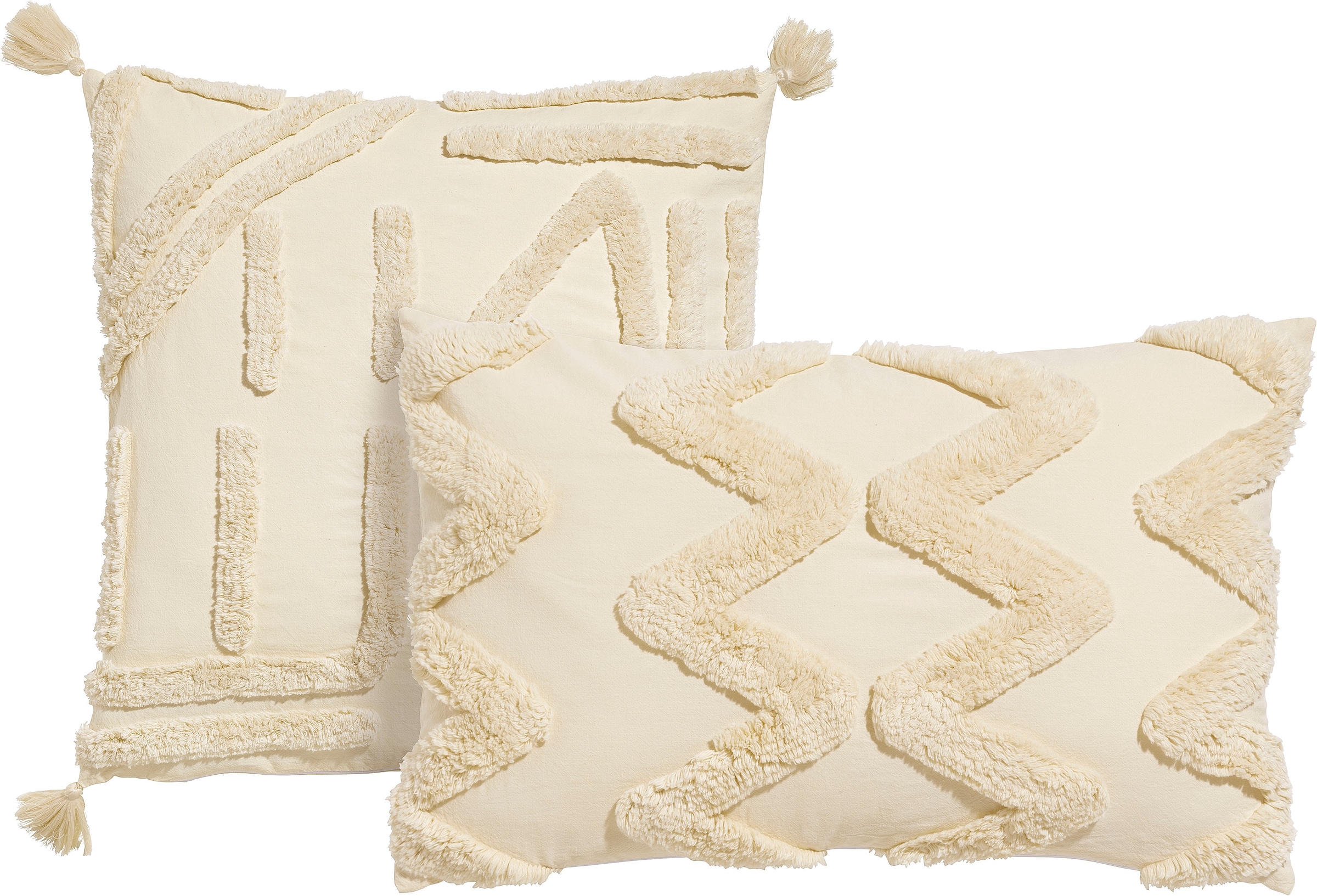 LeGer Home by Lena Gercke Dekokissen "Marusha" Kissenhüllen, 2 Stück (30x50 günstig online kaufen