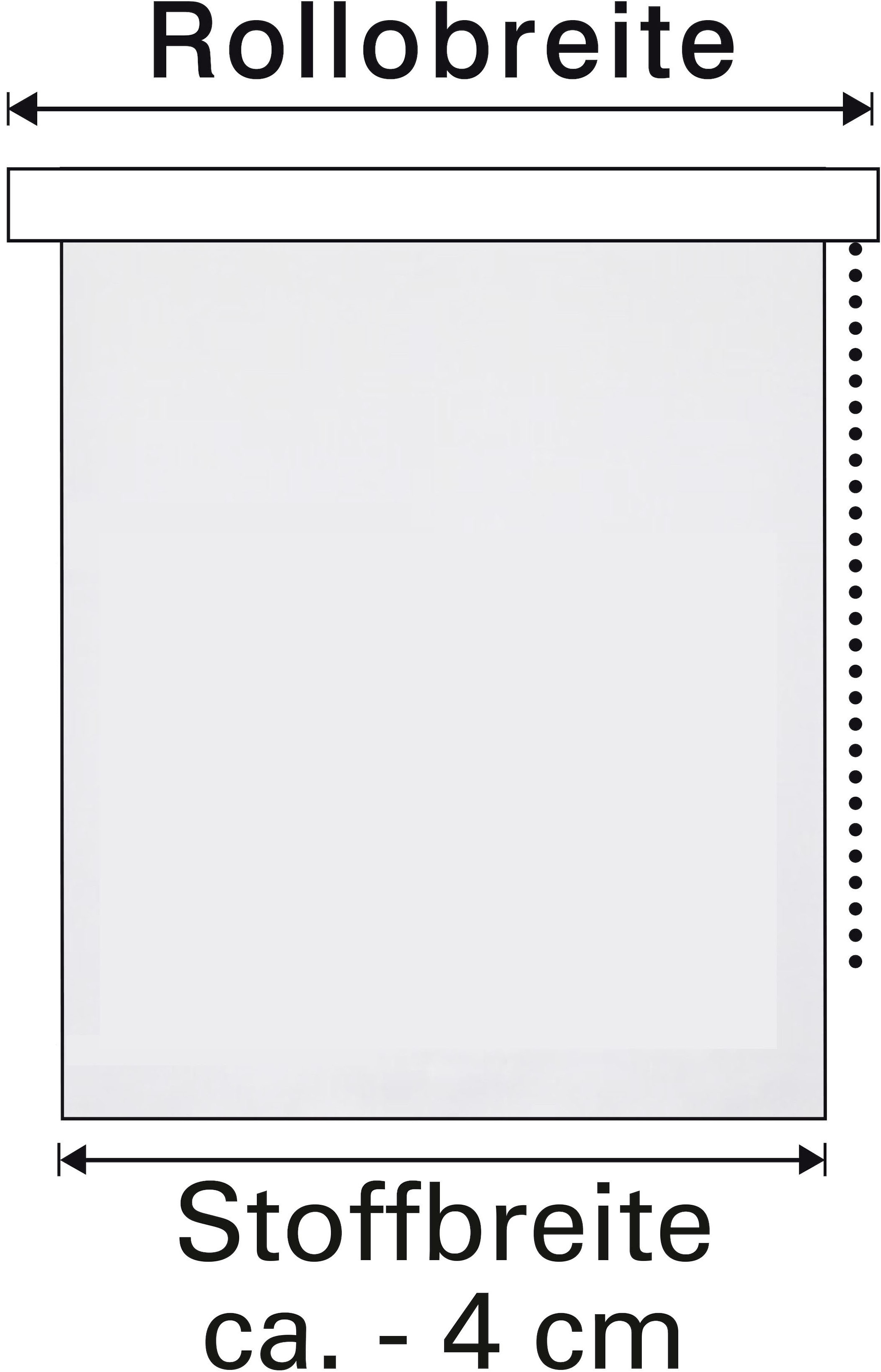 GARDINIA Seitenzugrollo »Uni-Rollo Verdunkelung« verdunkelnd Sichtschutz | Verdunkelung mit Bohren freihängend Abschlussprofil in weiß