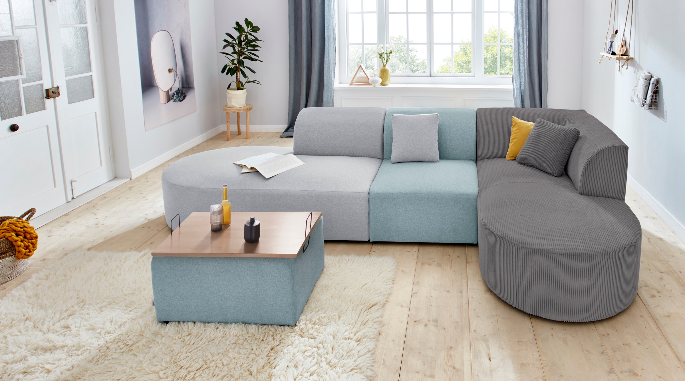 andas Sofa-Eckelement »Alesund«, als Einzelelement oder Modulteil