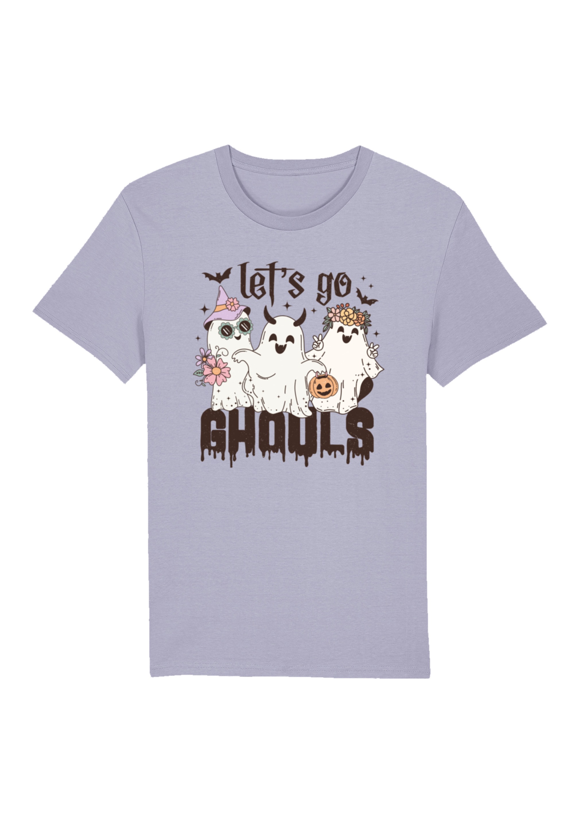 F4NT4STIC T-Shirt "Retro Halloween Let s go ghouls", Premium Qualität, Hall günstig online kaufen