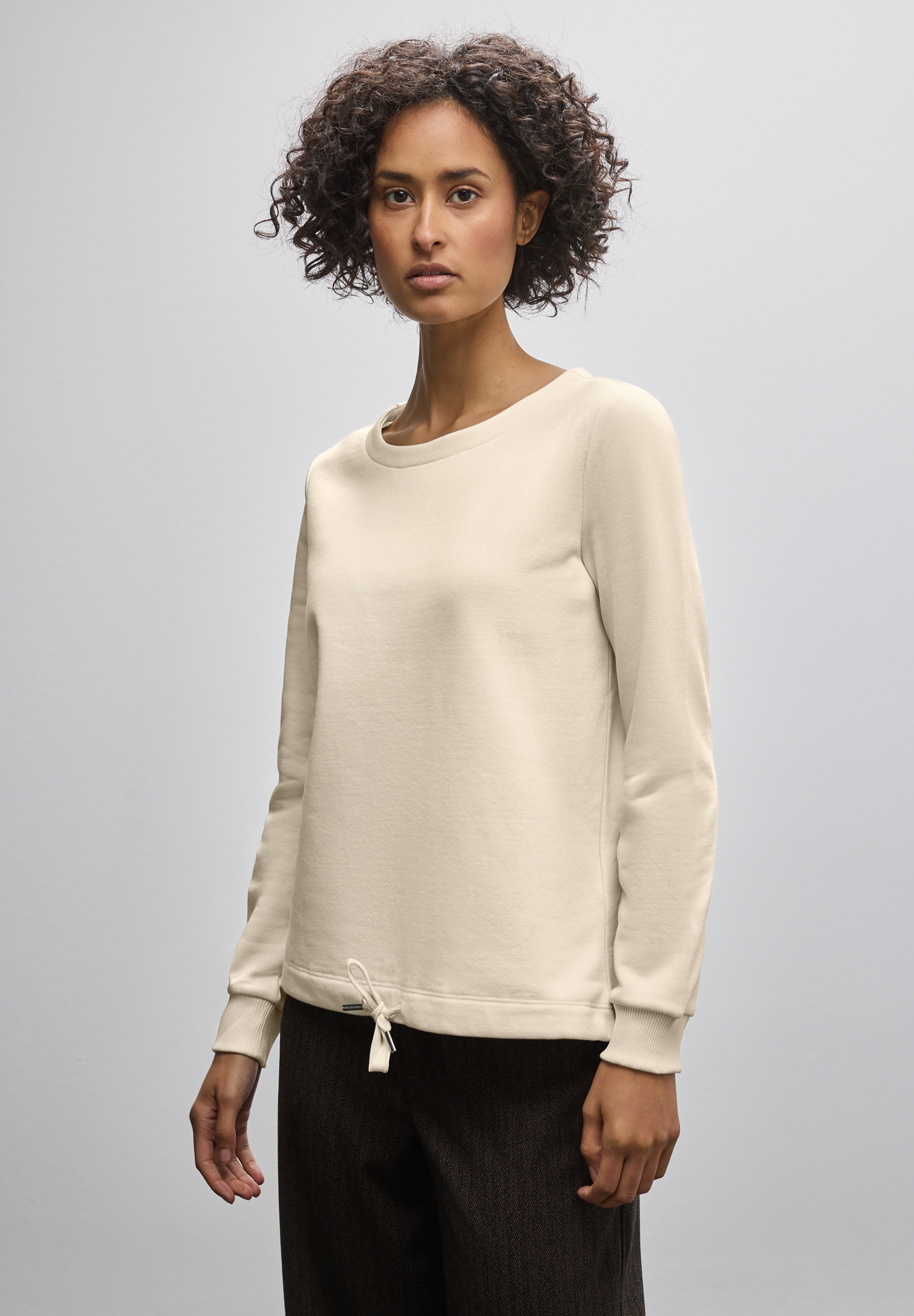 STREET ONE Sweatshirt, im soften Baumwoll-Mix