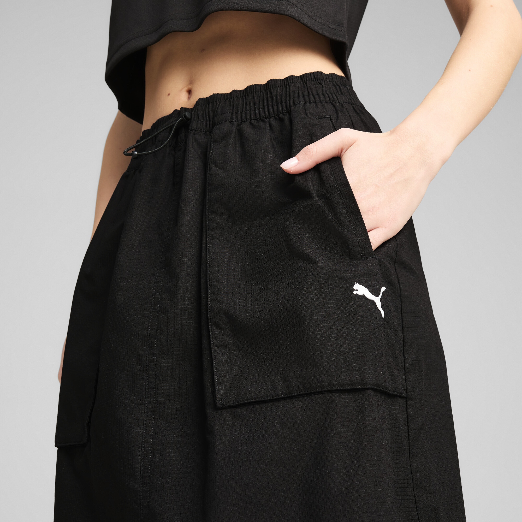 PUMA Jerseyrock »FUTURE.PUMA.ARCHIVE Maxirock mit variabler Länge Damen«