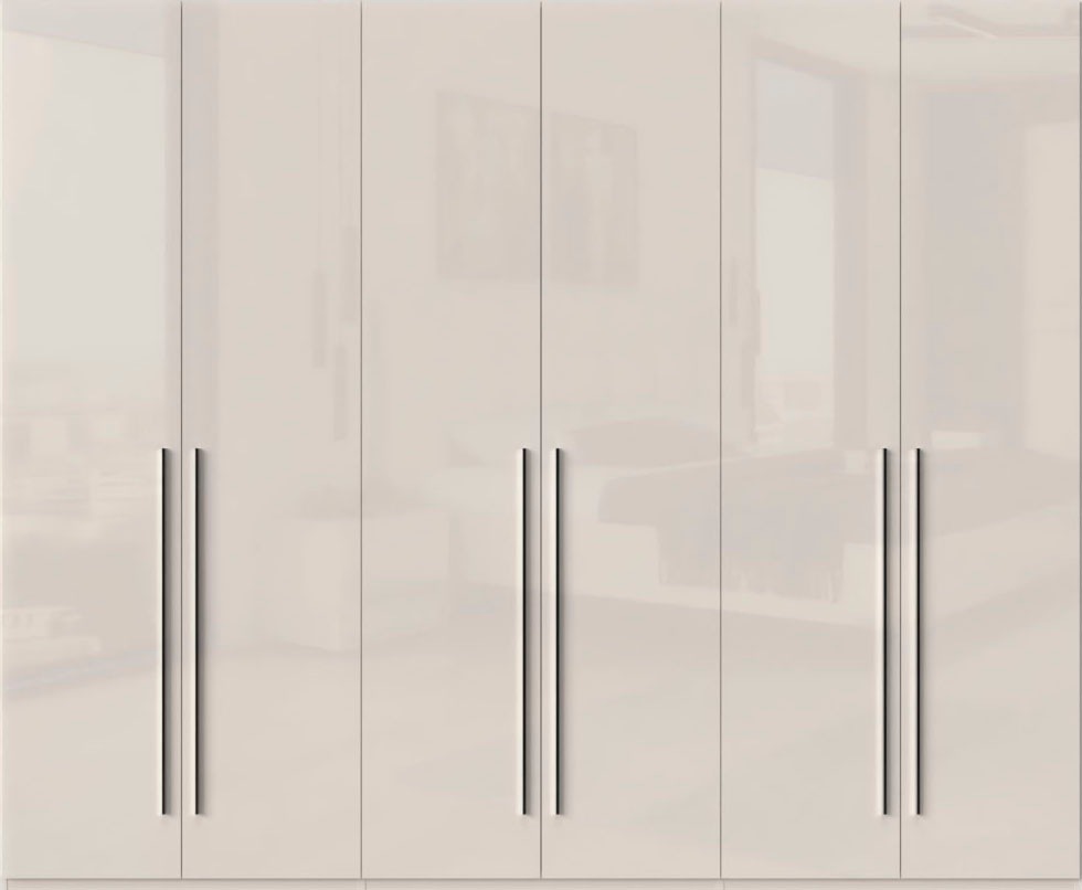 Places of Style Kleiderschrank "Piano, UV lackiert, hochglänzend in beige o günstig online kaufen