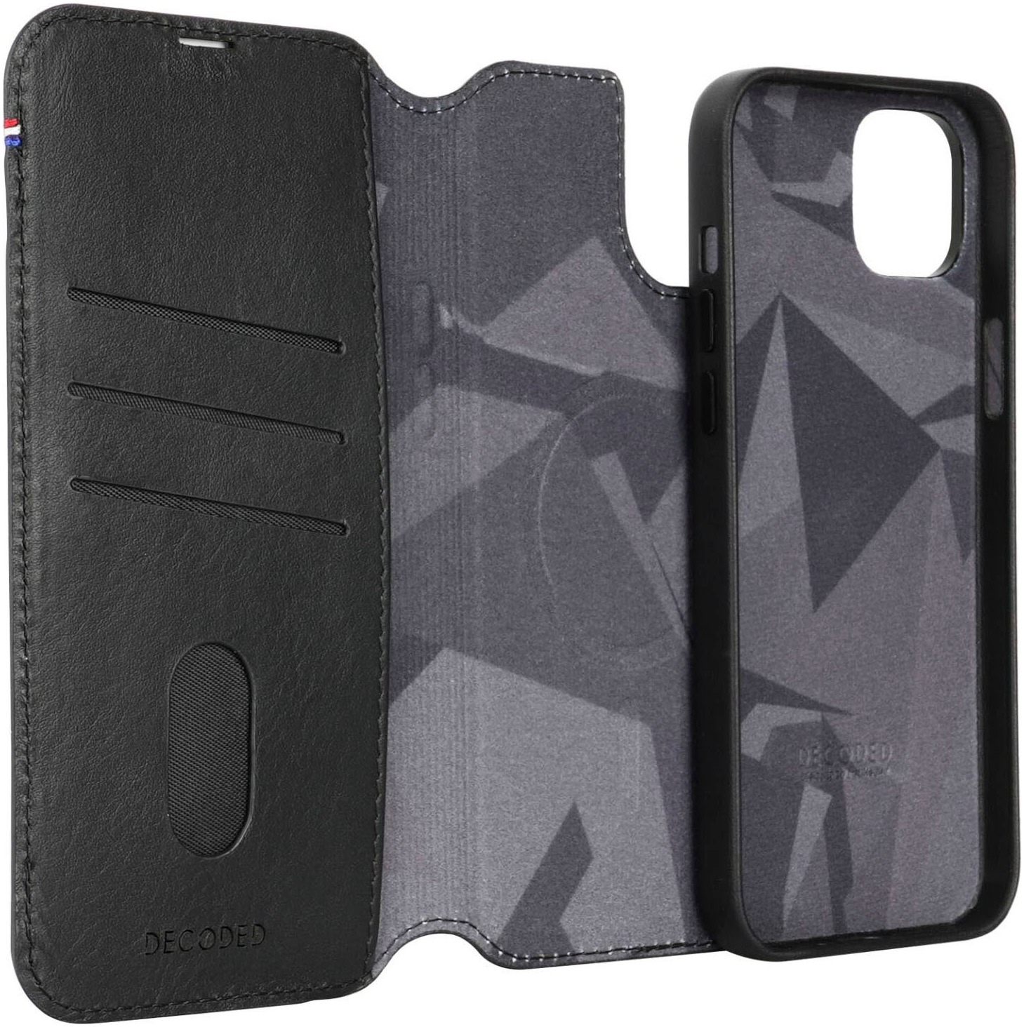 DECODED Smartphone-Hülle »Leather Detachable Wallet für iPhone 15 Plus«, iPhone 15 Plus, 17 cm (6,7 Zoll)