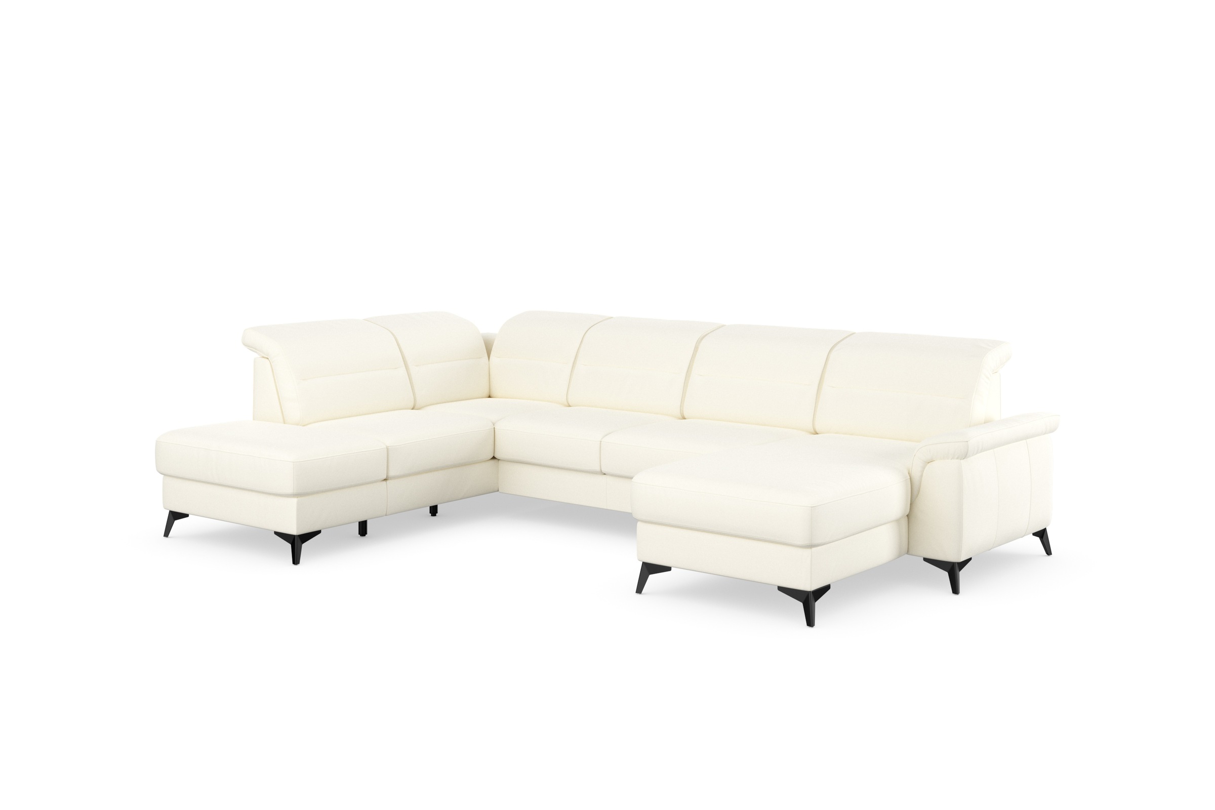 Sit & More Sinatra U-Shaped Sofa Beige 5