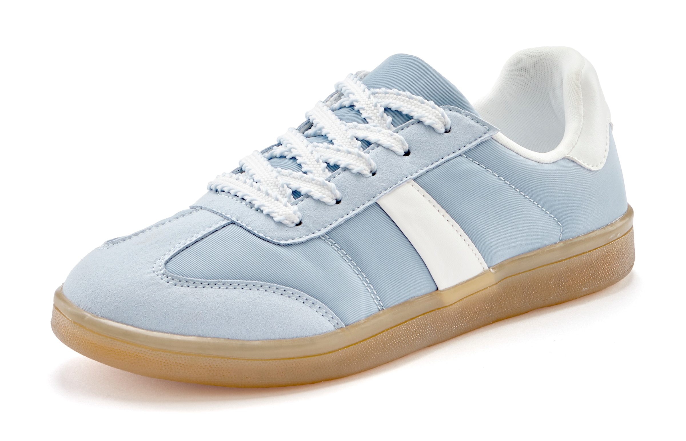 LASCANA Sneaker »Schnürschuh, Halbschuh, Freizeitschuh«, mit angesagter Sohle VEGAN