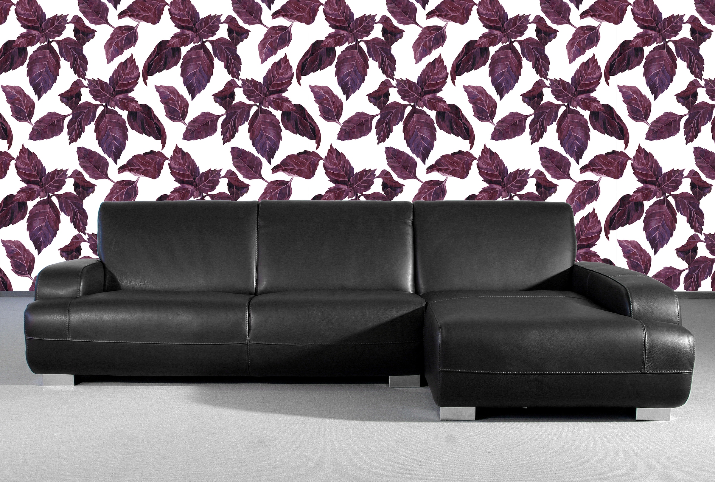 queence Vinyltapete »Hinn«, botanisch, 90x250cm, selbstklebend, kinderleichte Anbringung, Sticker