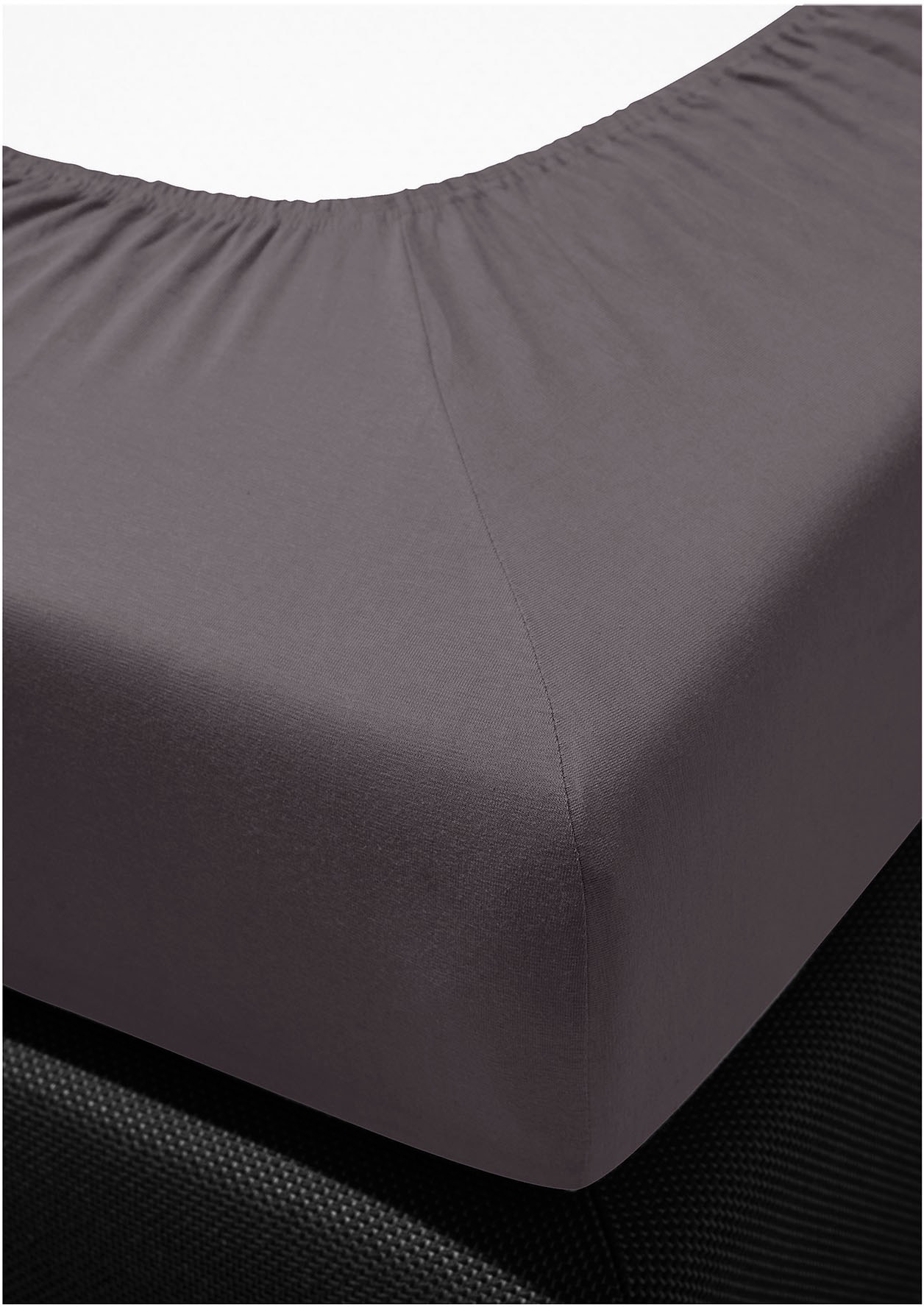BIERBAUM Spannbettlaken »Jersey«, aus Baumwolle mit Elasthan für Matratzen bis 30 cm Höhe, Bettlaken