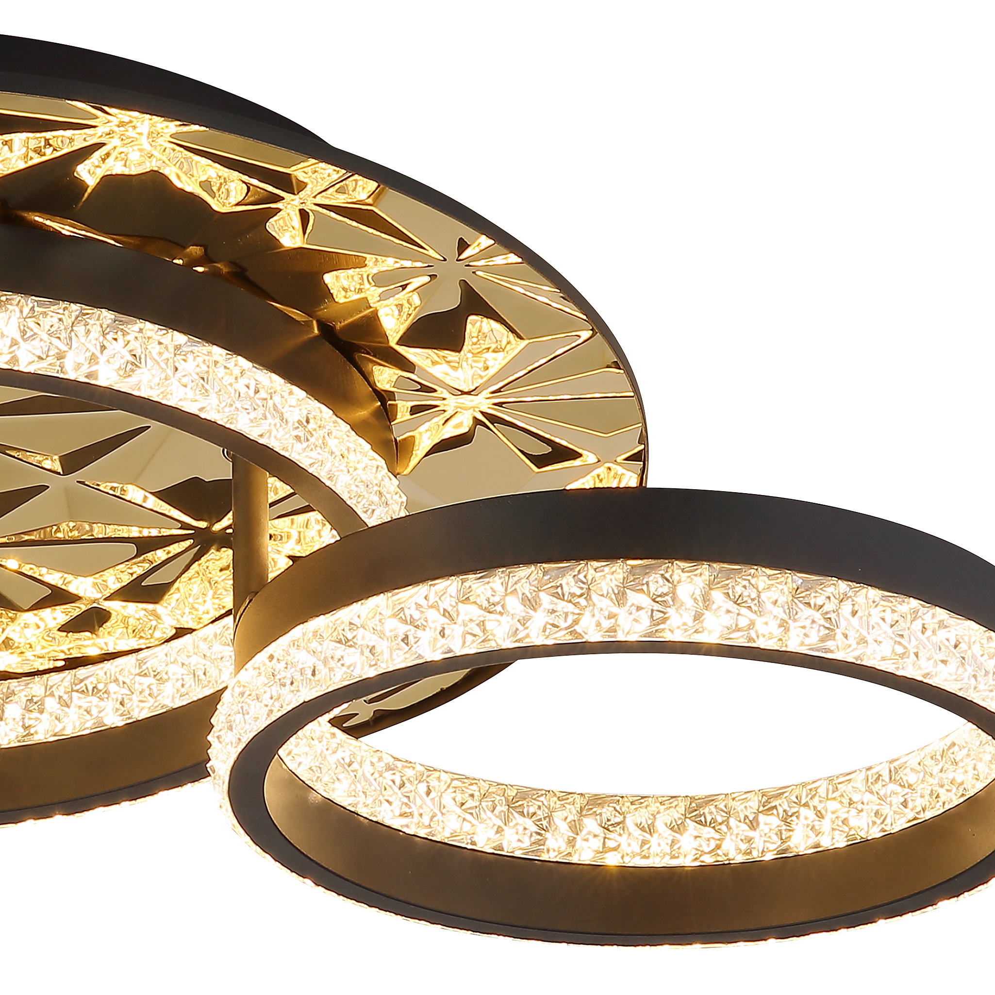 GLOBO LIGHTING Deckenleuchte »DELLA II« LED-Modul 1 Stk. Warmweiß LED Deckenleuchte für Wohn- & Esszimmer modern