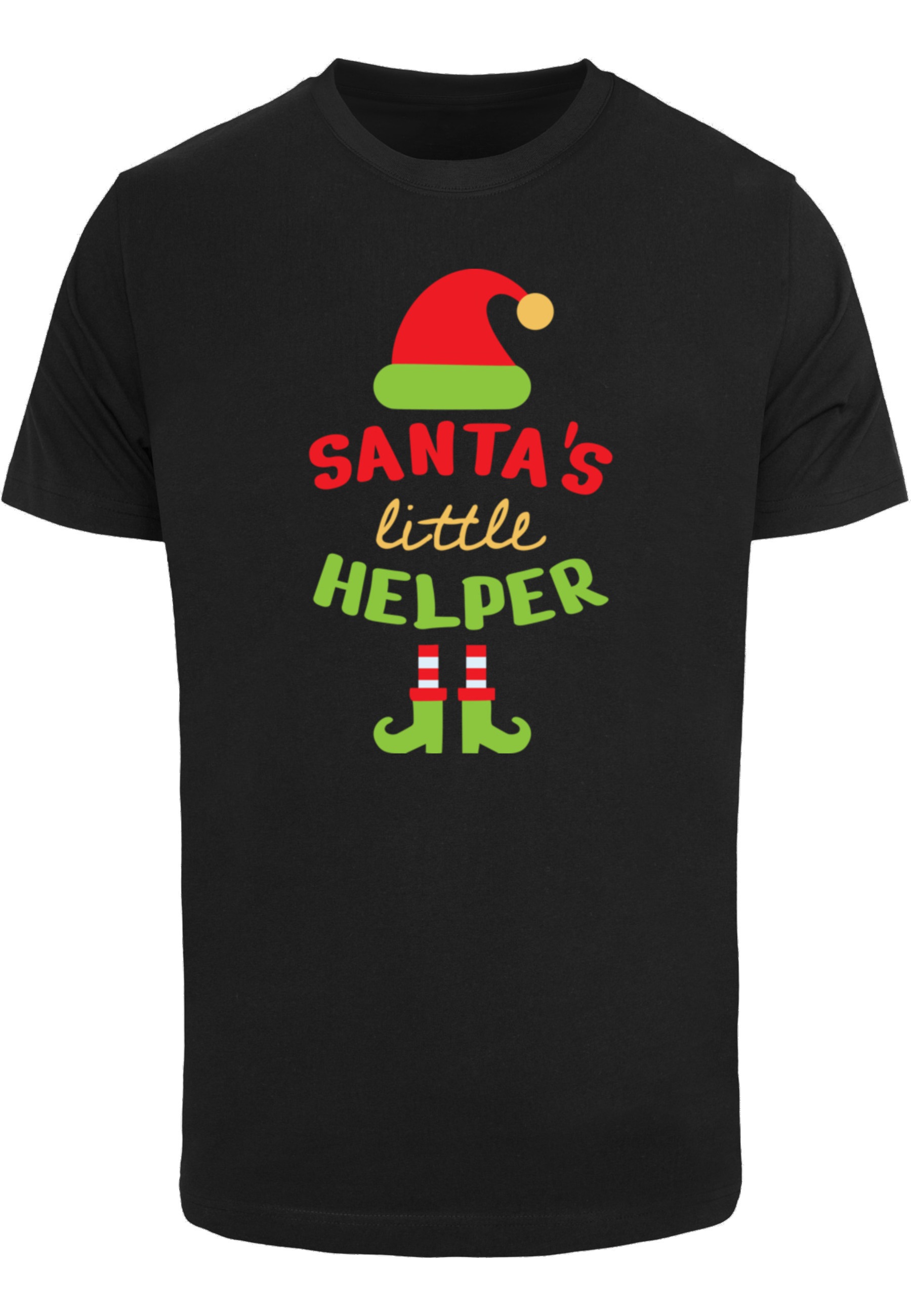 Merchcode T-Shirt "Merchcode Christmas Santa´s Little Helper Tee" 1 Stk.