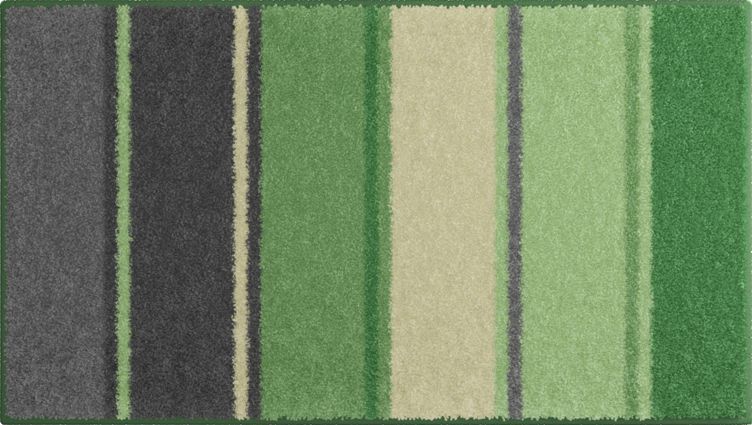 Thumbnail - Grund Badematte "Summertime" Höhe 20 mm rutschhemmend beschichtet fußbodenheizungsgeeignet bunte Badematte mit Streifen