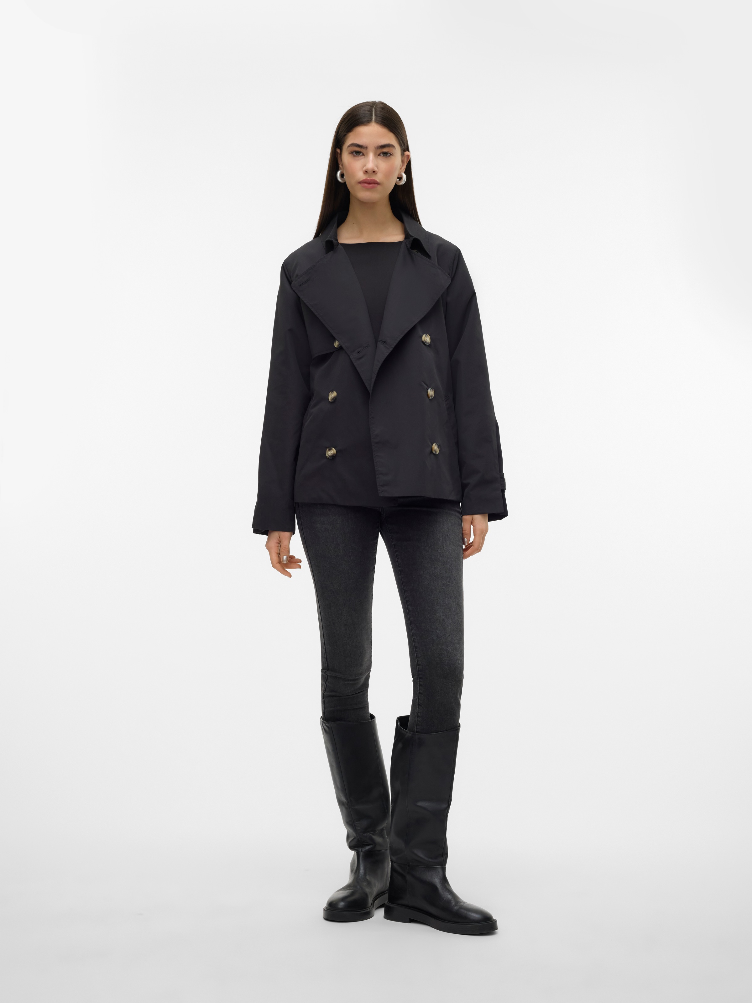 Vero Moda Kurzjacke »VMZOA TRENCHCOAT NOOS«, ohne Kapuze