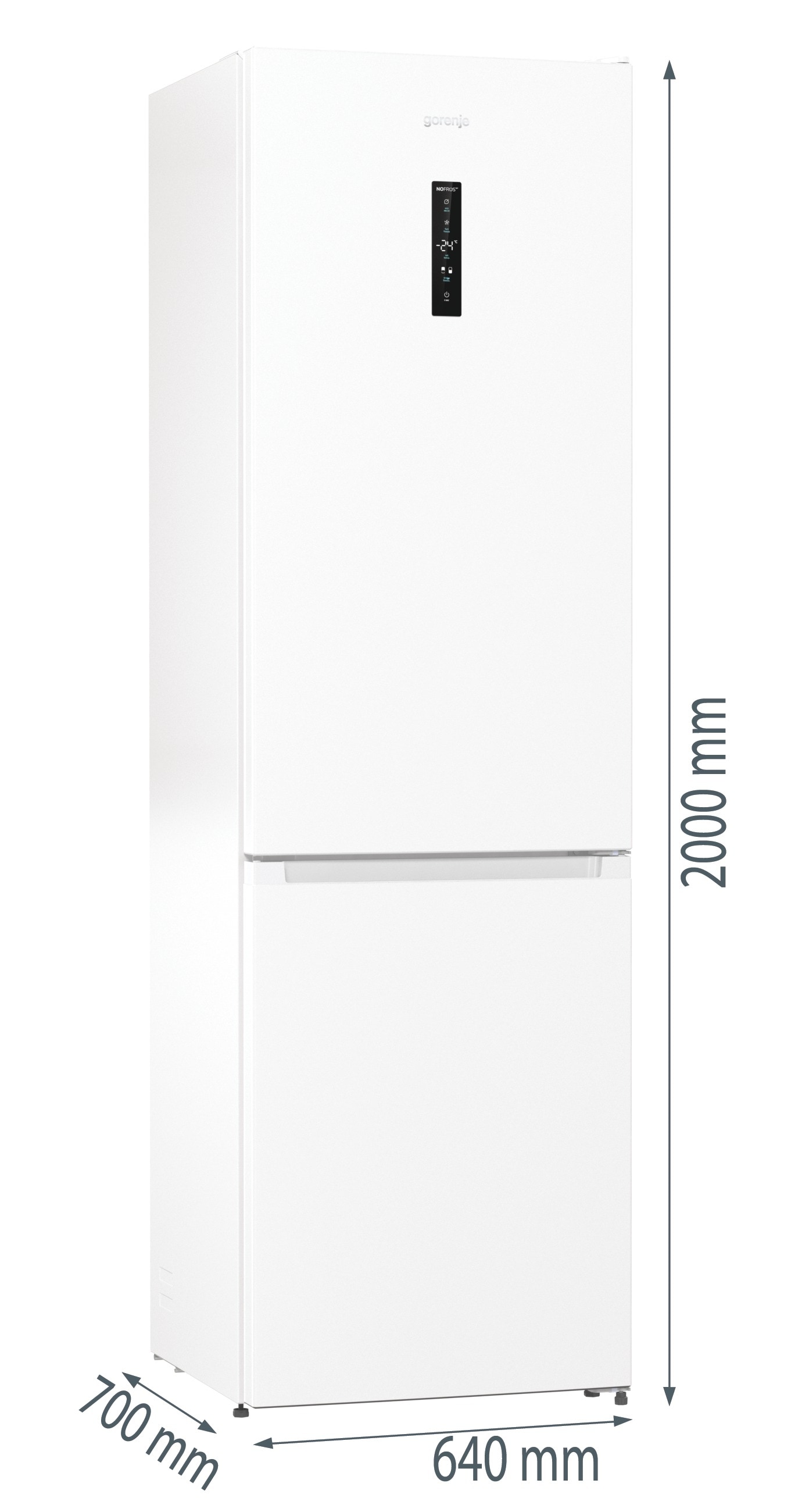 GORENJE Kühl-/Gefrierkombination »NRK620B61W4OT«, NoFrostPlus, ConvertFresh Zone