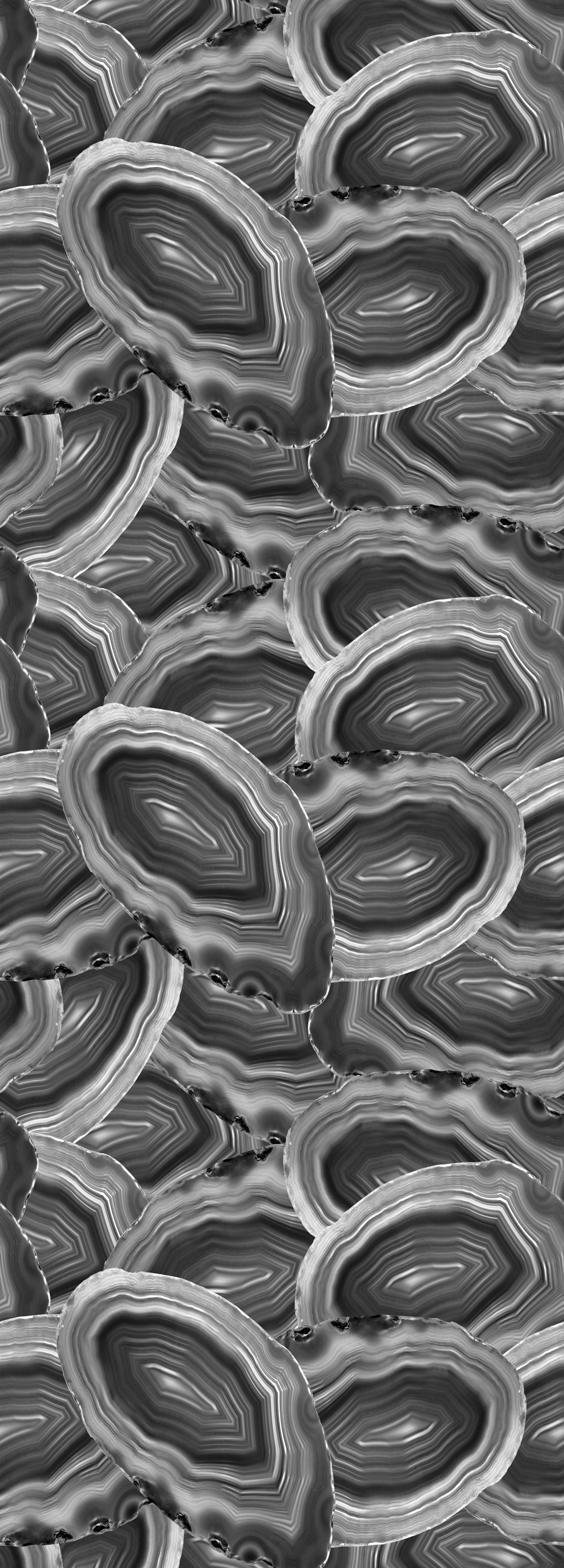 QUEENCE Vinyltapete "Ulli", B/L: 0,9mm x 2,5mm, grau, Tapeten, 90x250cm, selbstklebend, kinderleichte Anbringung,, Sticker