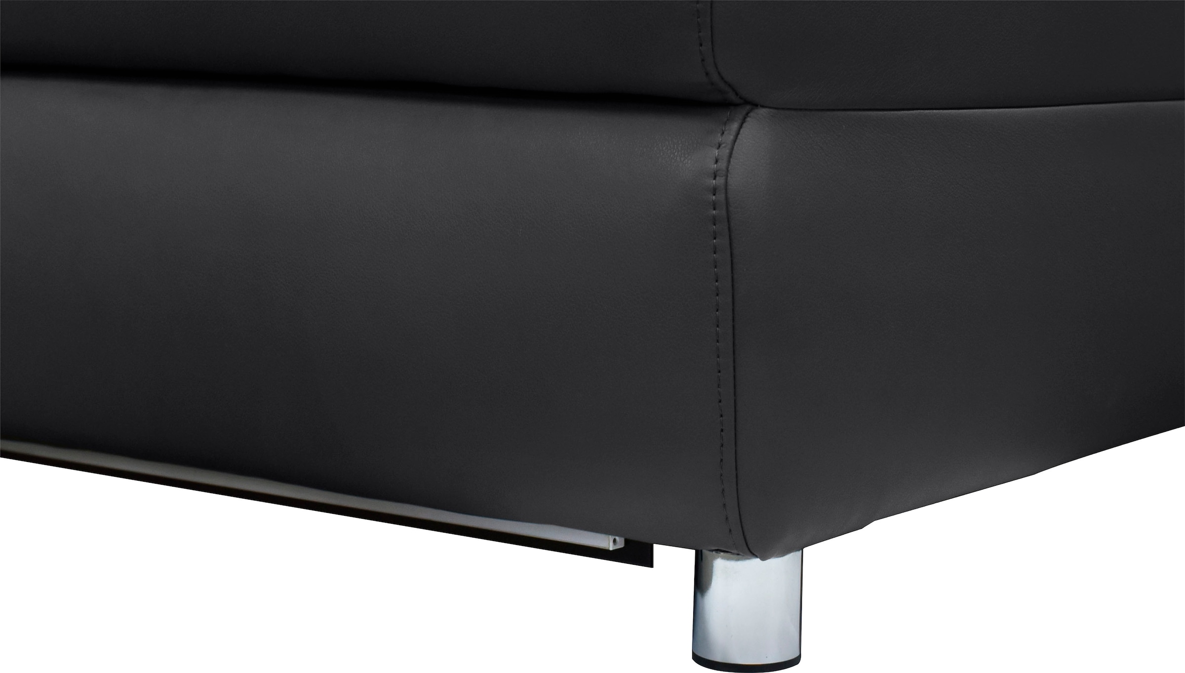 Places of Style 3-Sitzer »Pareli 229cm, manuelle u. elektr. Relaxfunktion in 2 Sitzen«, USB, KT-Verstellung, LED Beleuchtung, in Echtleder, Kunstleder, Web