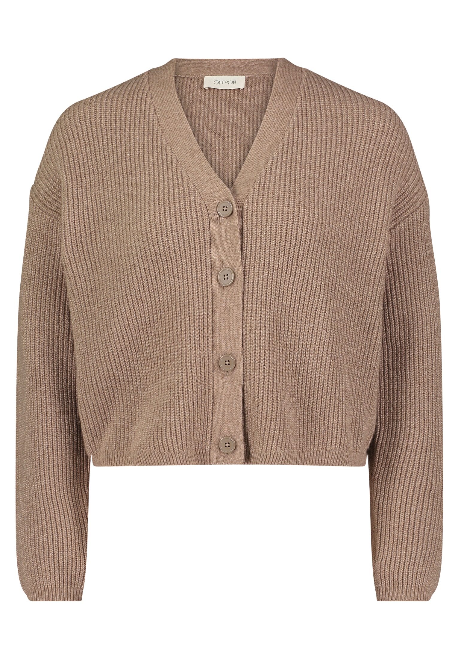 Cartoon Strickjacke »Cartoon Damen Basic-Strickjacke mit V-Ausschnitt«, Struktur