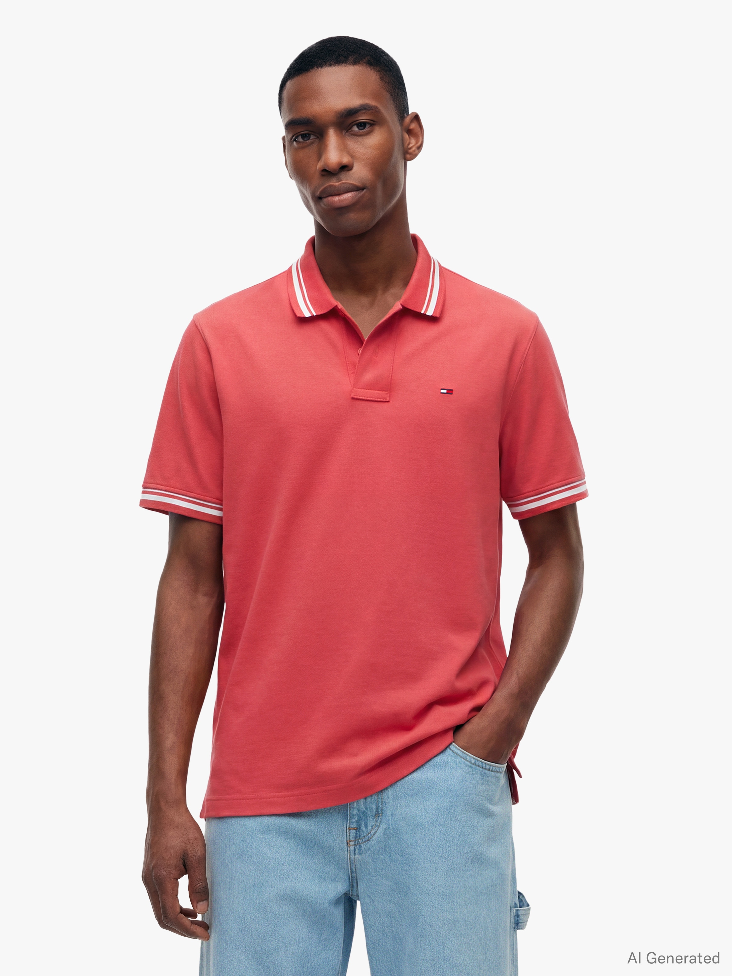 Tommy Jeans Poloshirt "TJM REGULAR TIPPED" Regular fit mit Polokragen