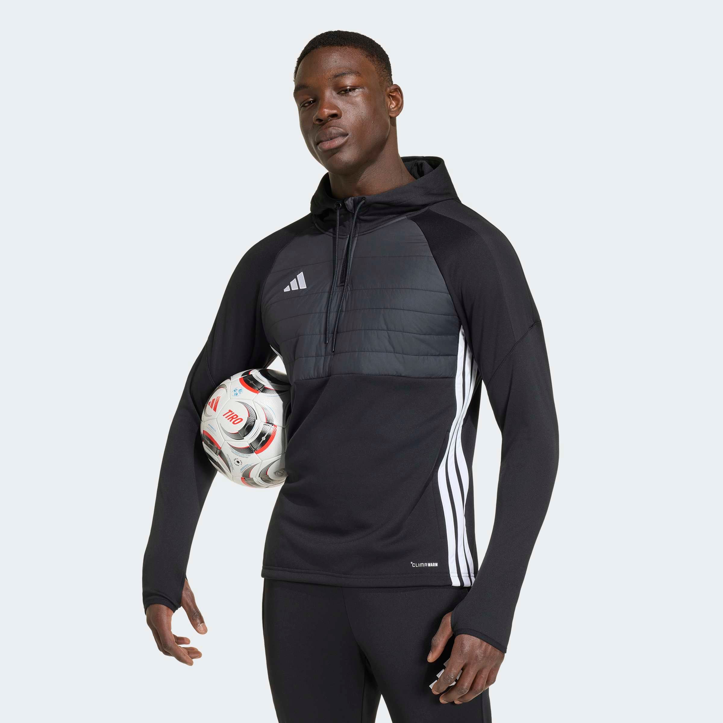 adidas Performance Kapuzensweatshirt "TIRO 26 ESSENTIALS WINTERIZED TRAININGSOBERTEIL", mit Kapuze, aus Polyester
