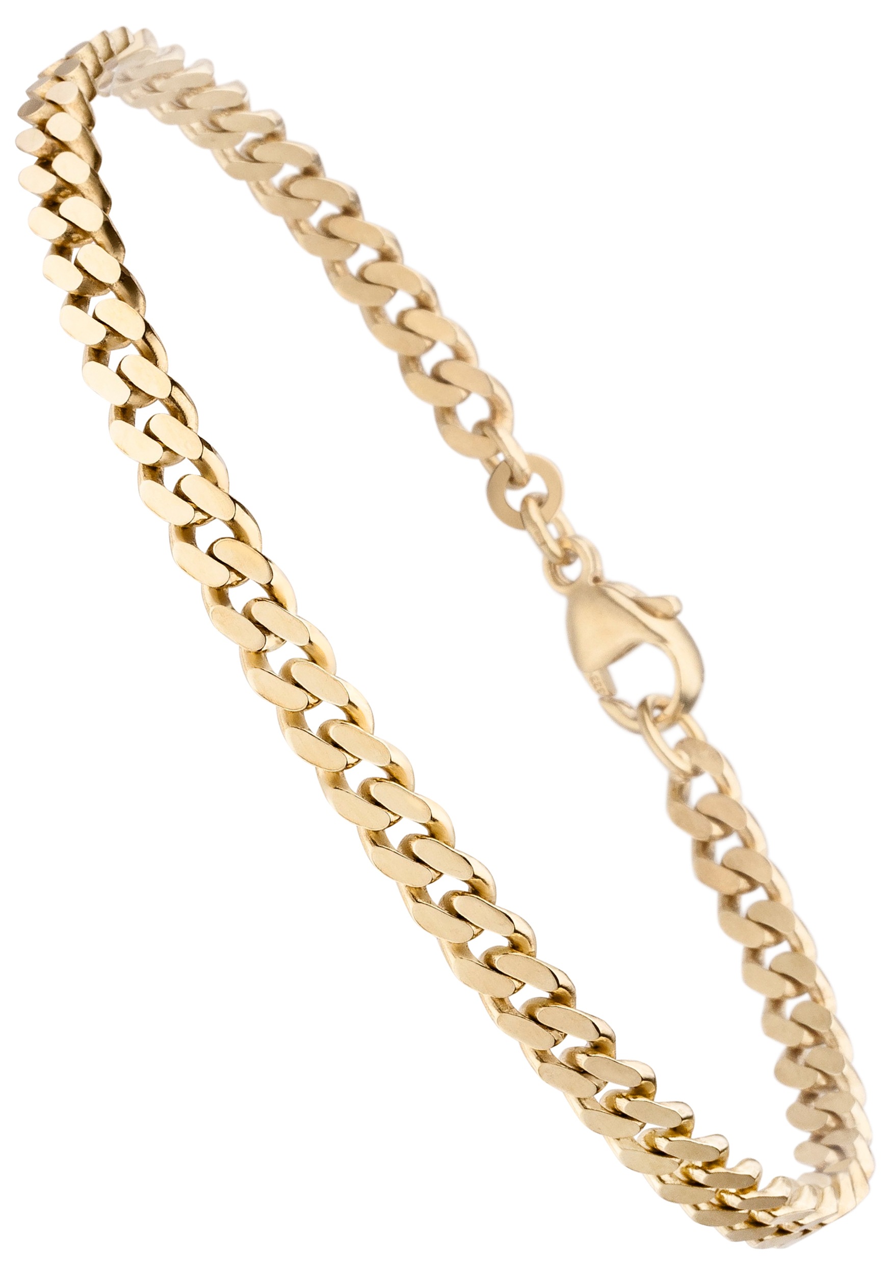 JOBO Panzerarmband »Armband Panzer 4,6 mm« 333 Gold 21 cm