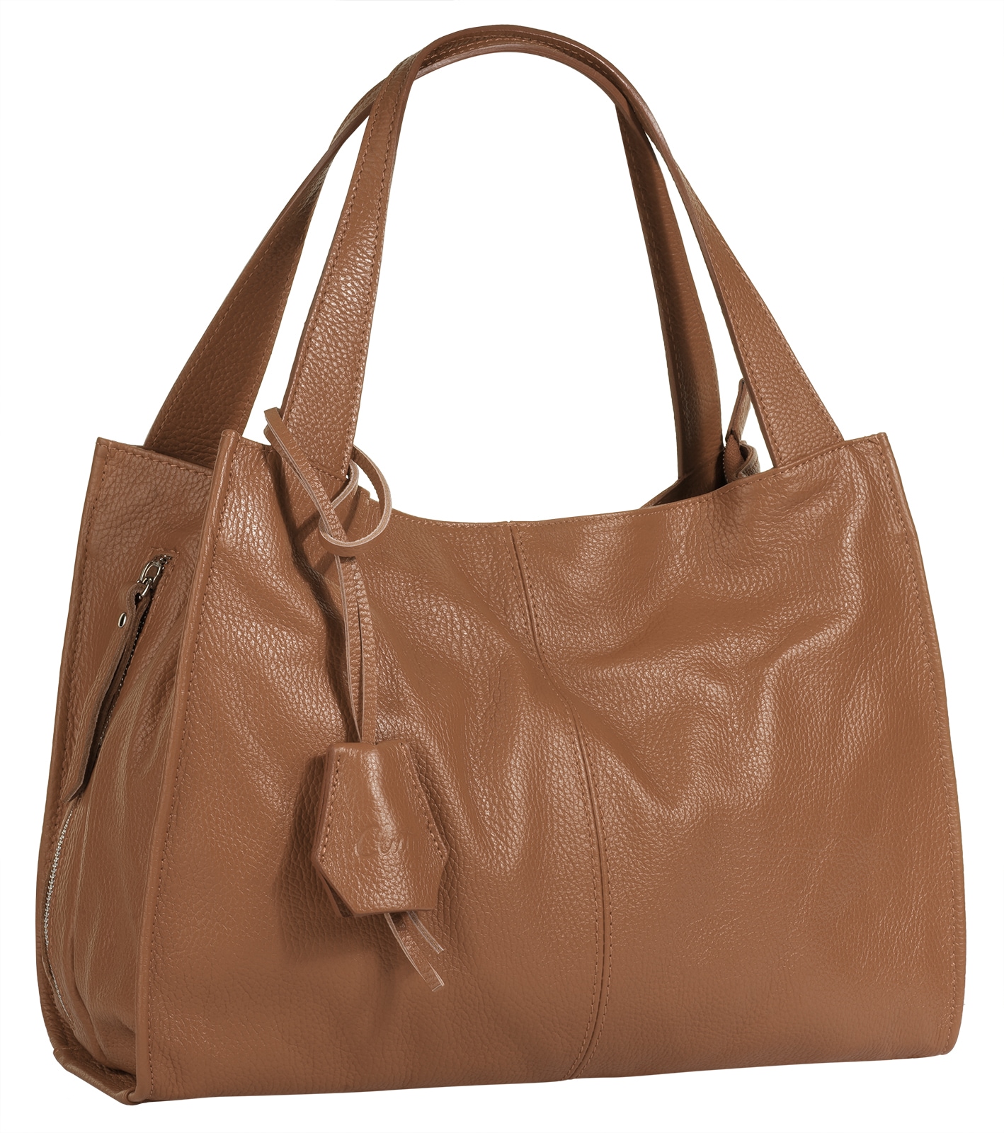 Cluty Shopper, echt Leder, Made in Italy