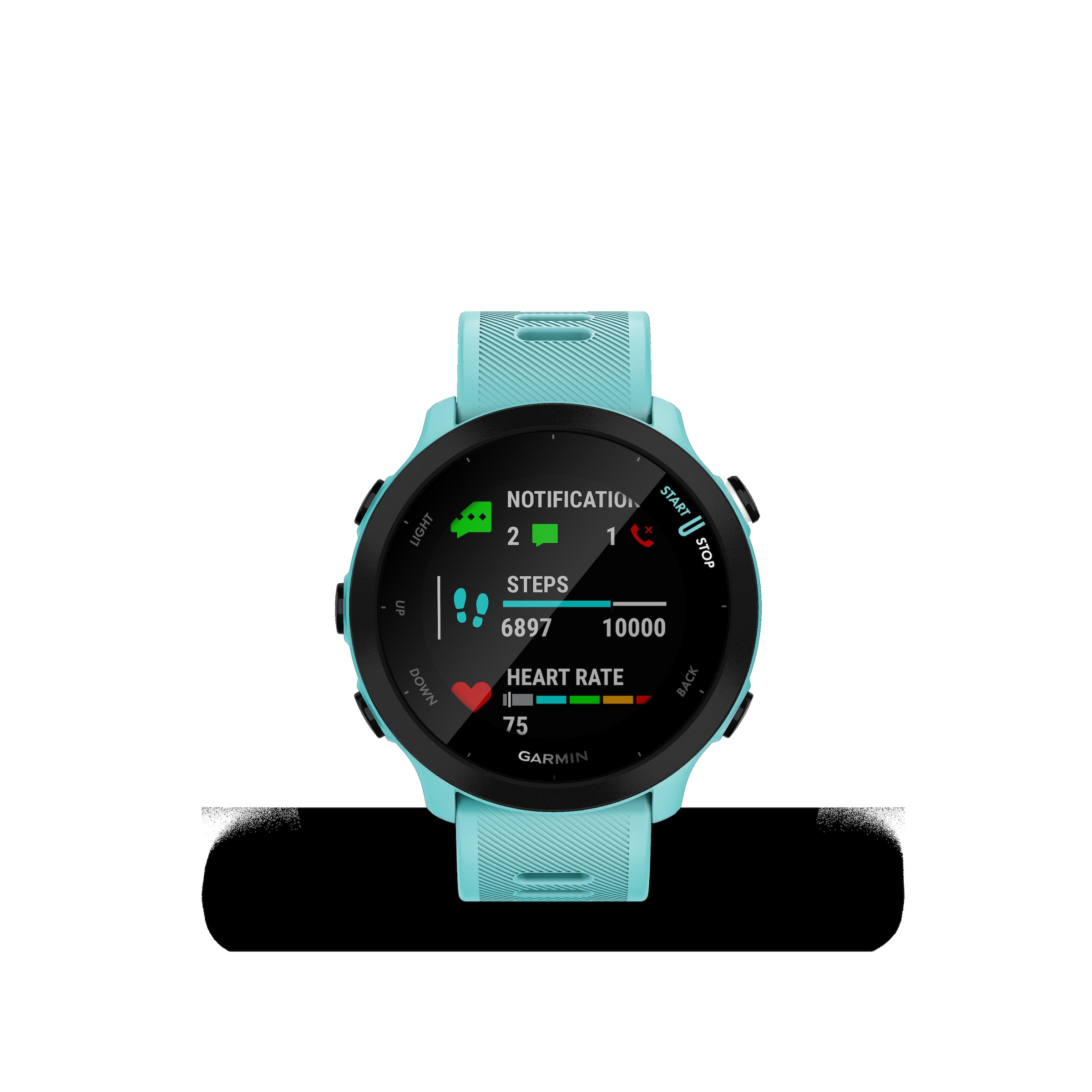 Garmin Smartwatch »FORERUNNER 55 (Garmin Multisport-«, GPS-Laufuhr) | BAUR