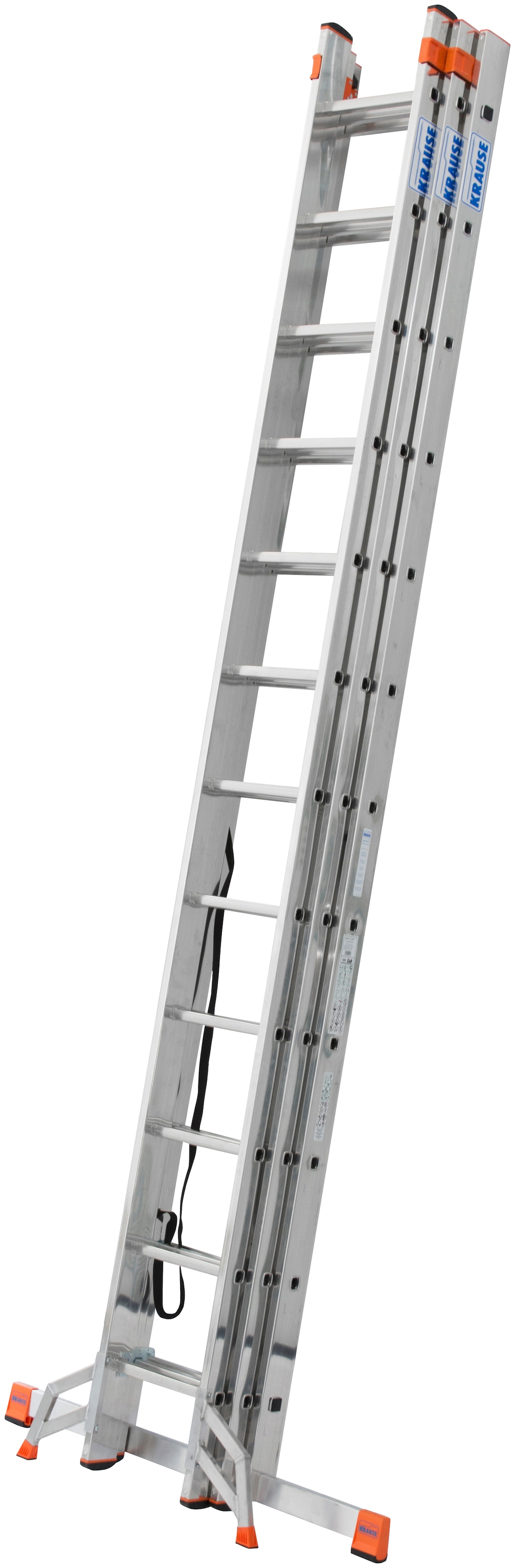 KRAUSE Vielzweckleiter »Tribilo«, mit Leiternspitzen, 3x12 Sprossen