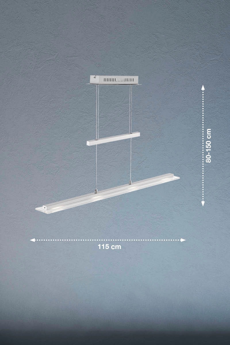 FISCHER & HONSEL Pendelleuchte »Tenso«, 1 flammig, Leuchtmittel LED-Modul | LED fest integriert, langlebige LED, dimmbar