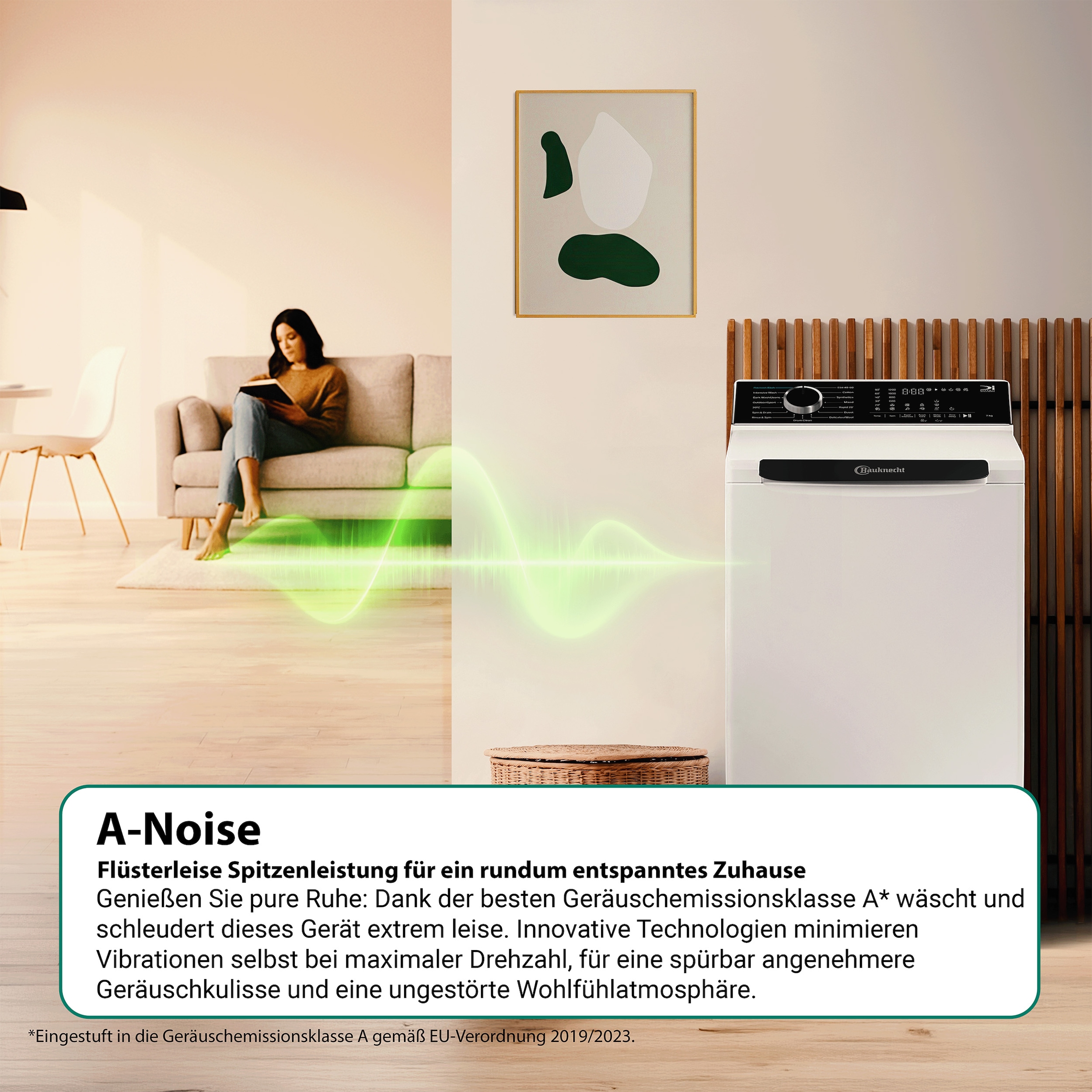 BAUKNECHT Waschmaschine Toplader »TBK 71A BWD SILENCE« 6 kg 1200 U/min HomeWhiz – smarte Vernetzung für mehr Komfort