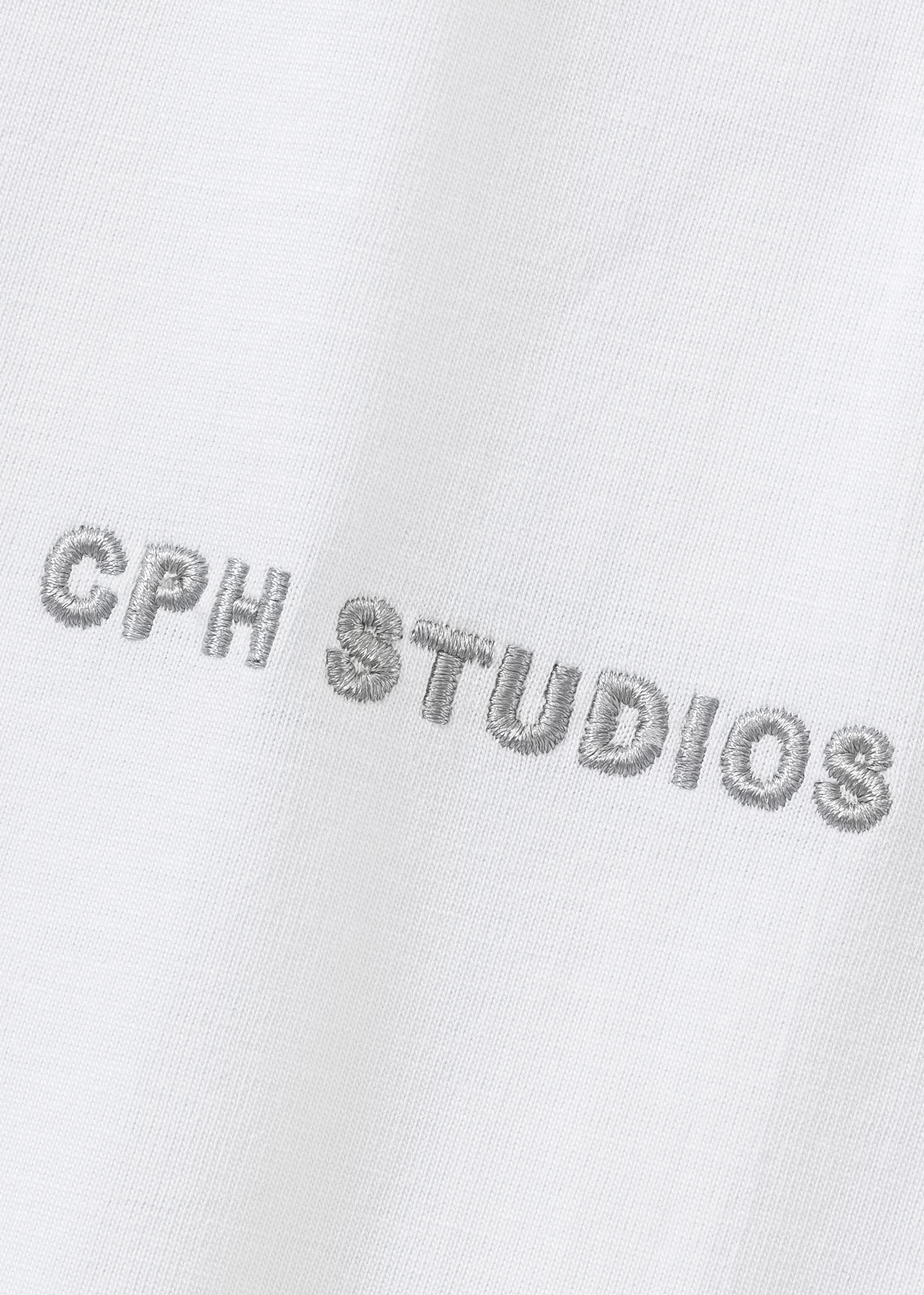 Copenhagen Studios T-Shirt »mit hochwertiger Logostickerei«, Loose-fit, Oversize-Shirt aus heavy Bio-Baumwoll-Qualität