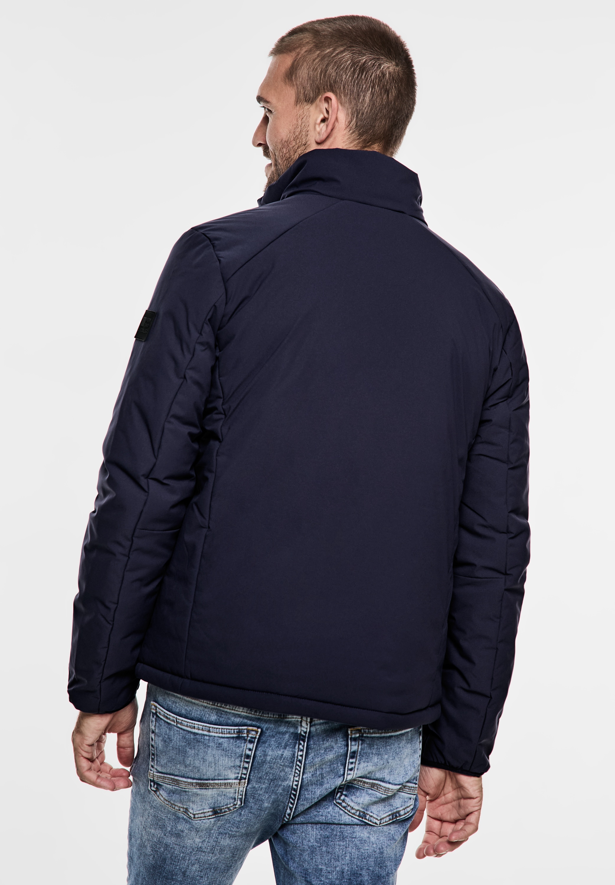 STREET ONE MEN Steppjacke, ohne Kapuze, mit Brusttasche
